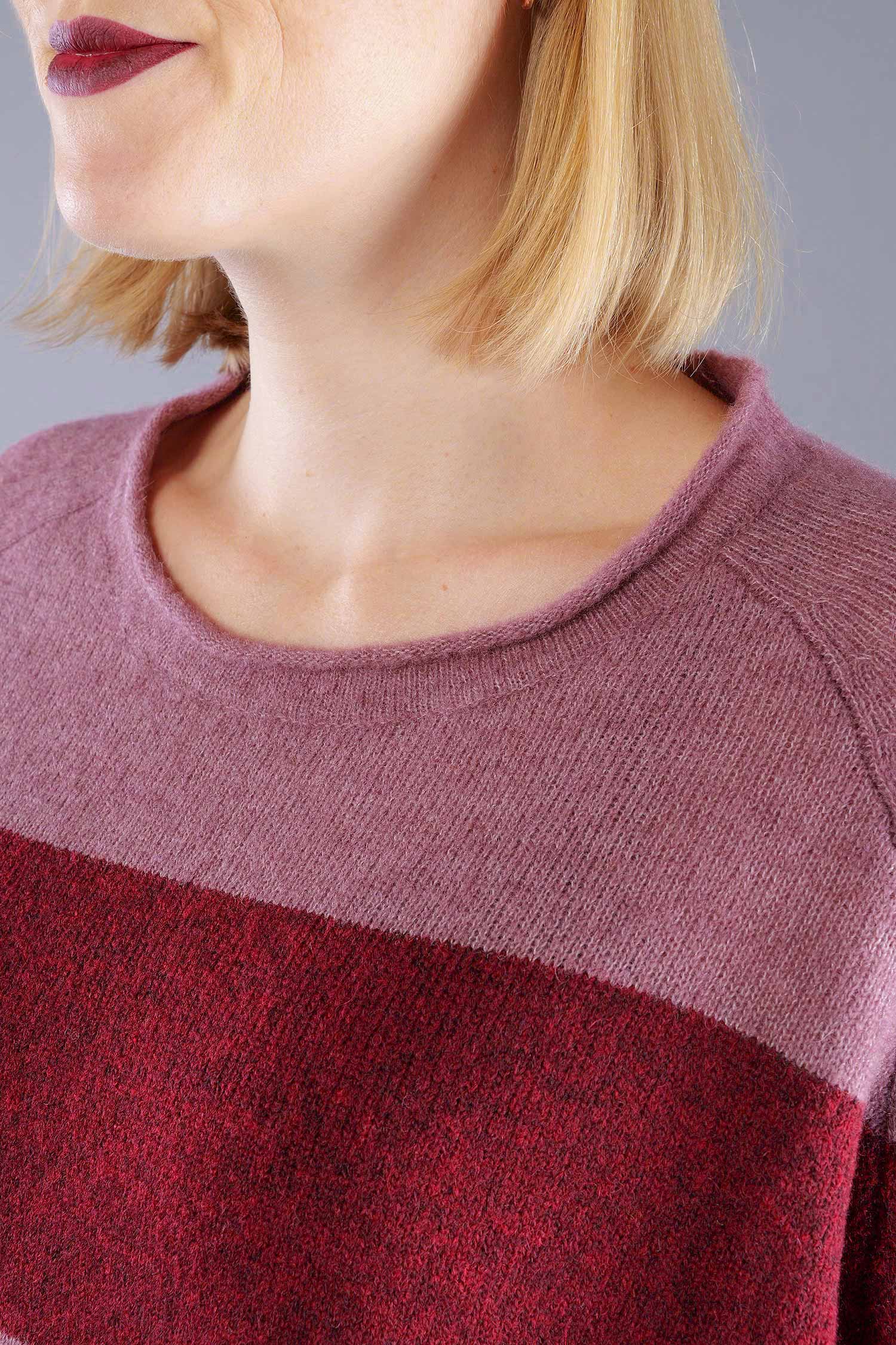Knitted pullover - Lava crystal - 2263480704