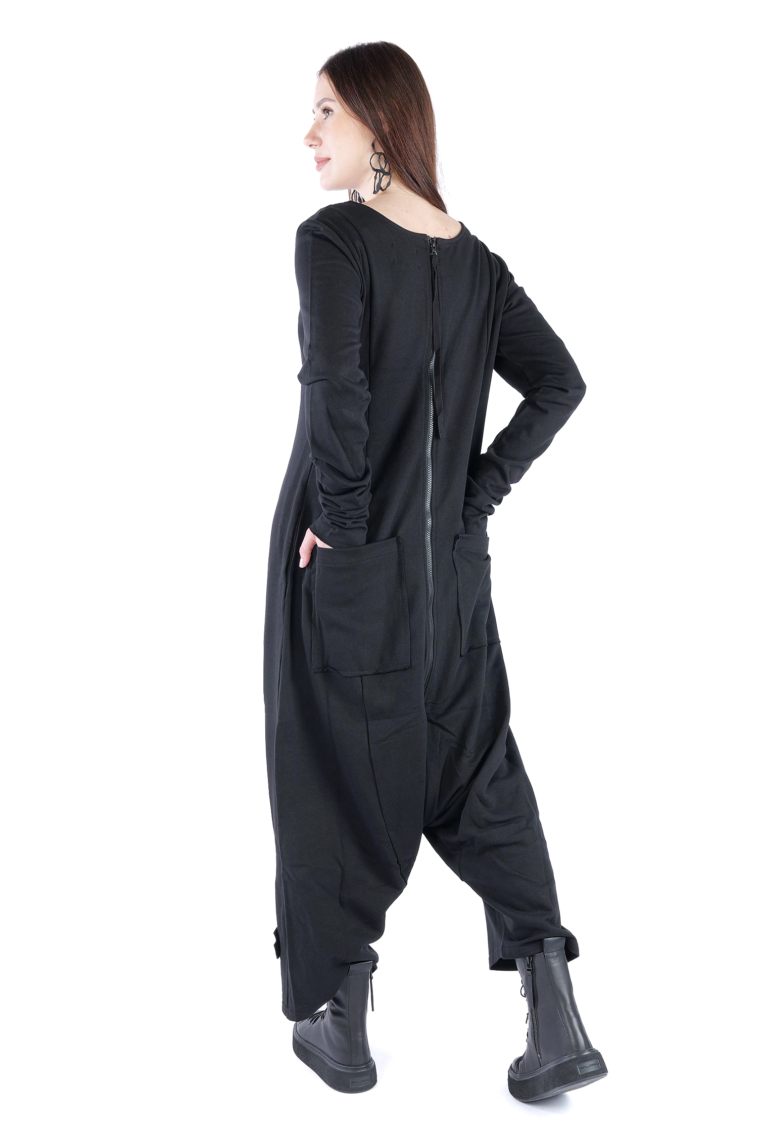 Sweatoverall - Schwarz - 10026