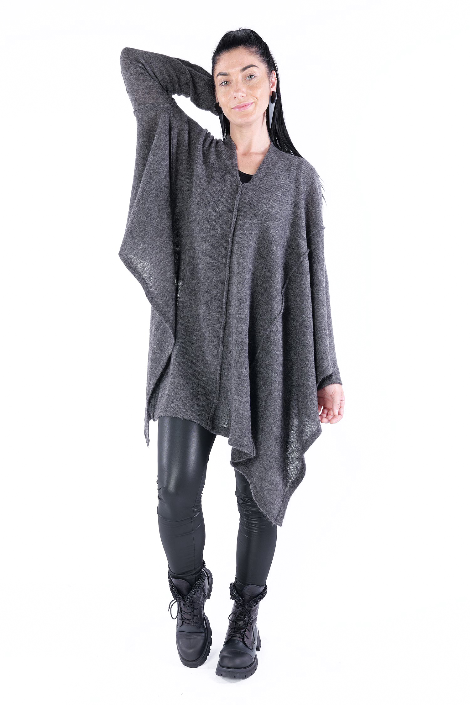 Stricktunika - Grau - Tatin