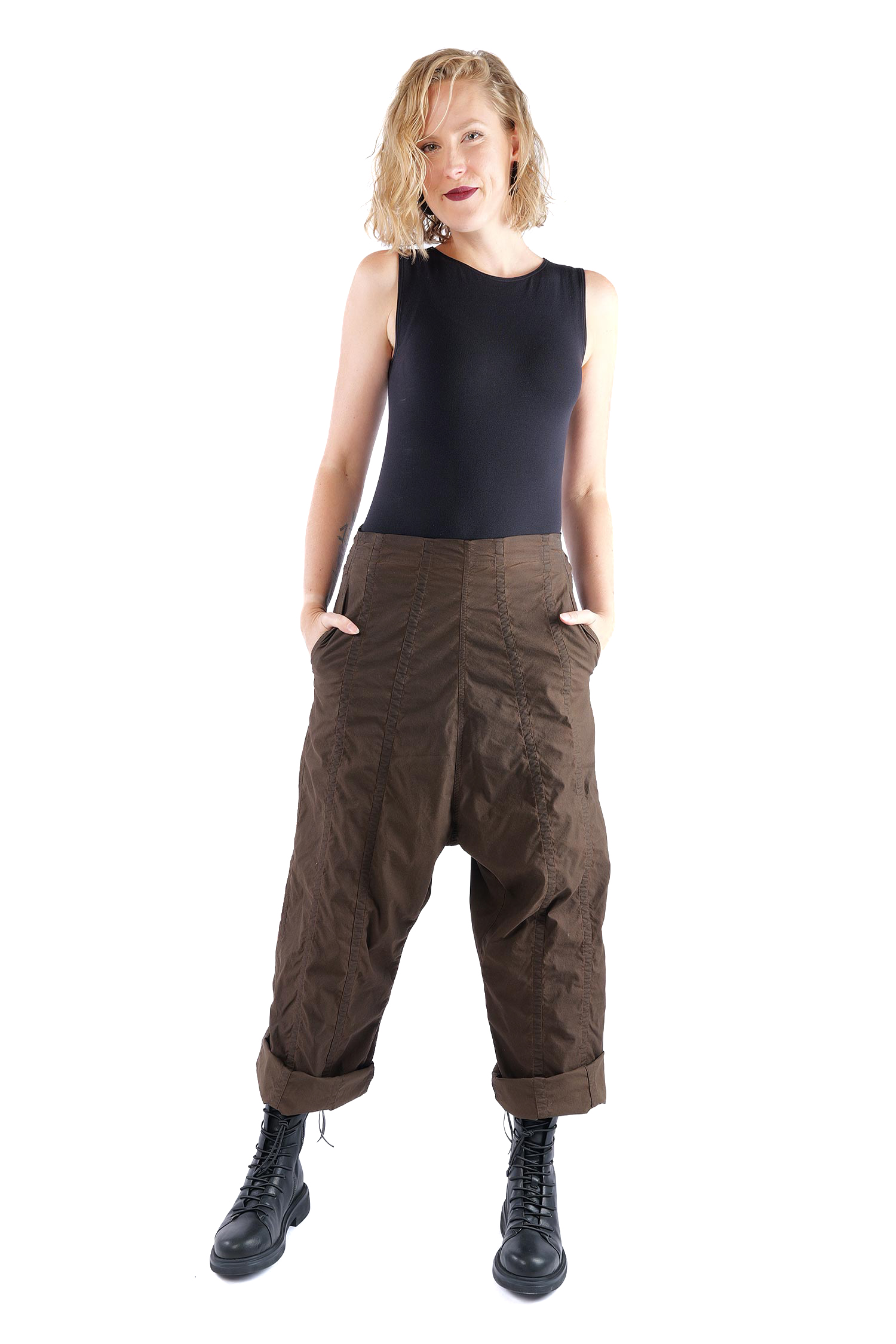 Weite Stretchhose - Umbra cloud - 2261390126