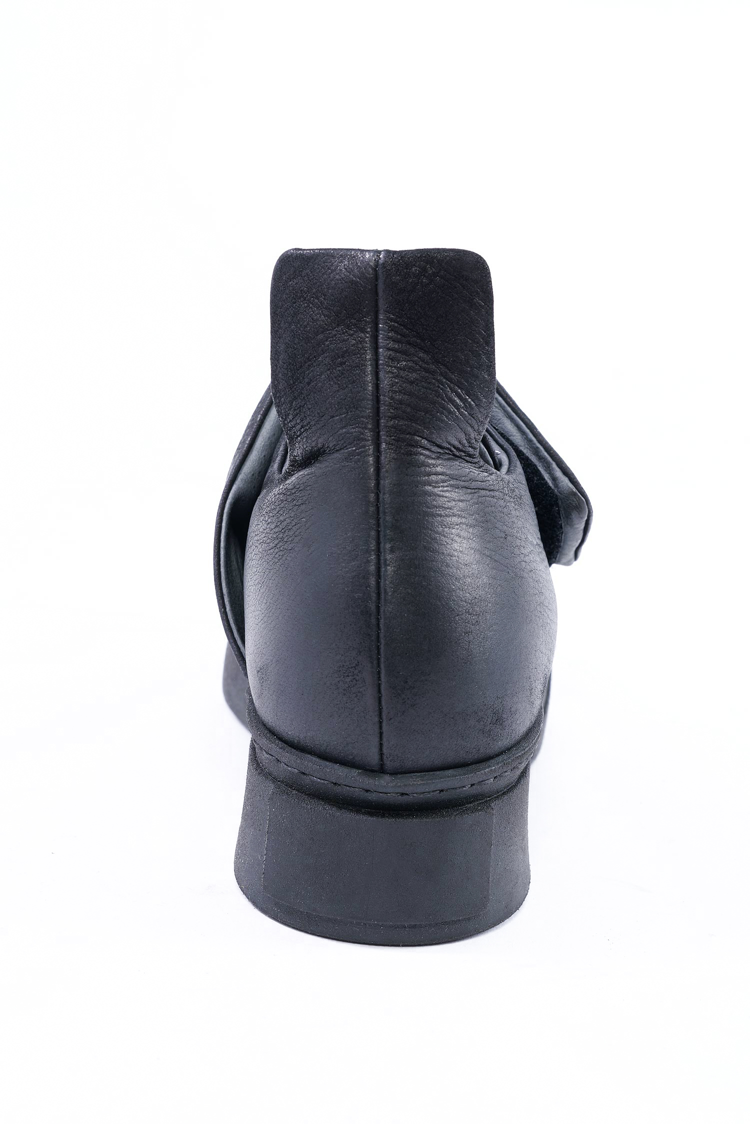 Platform leather sneakers - black - 4161