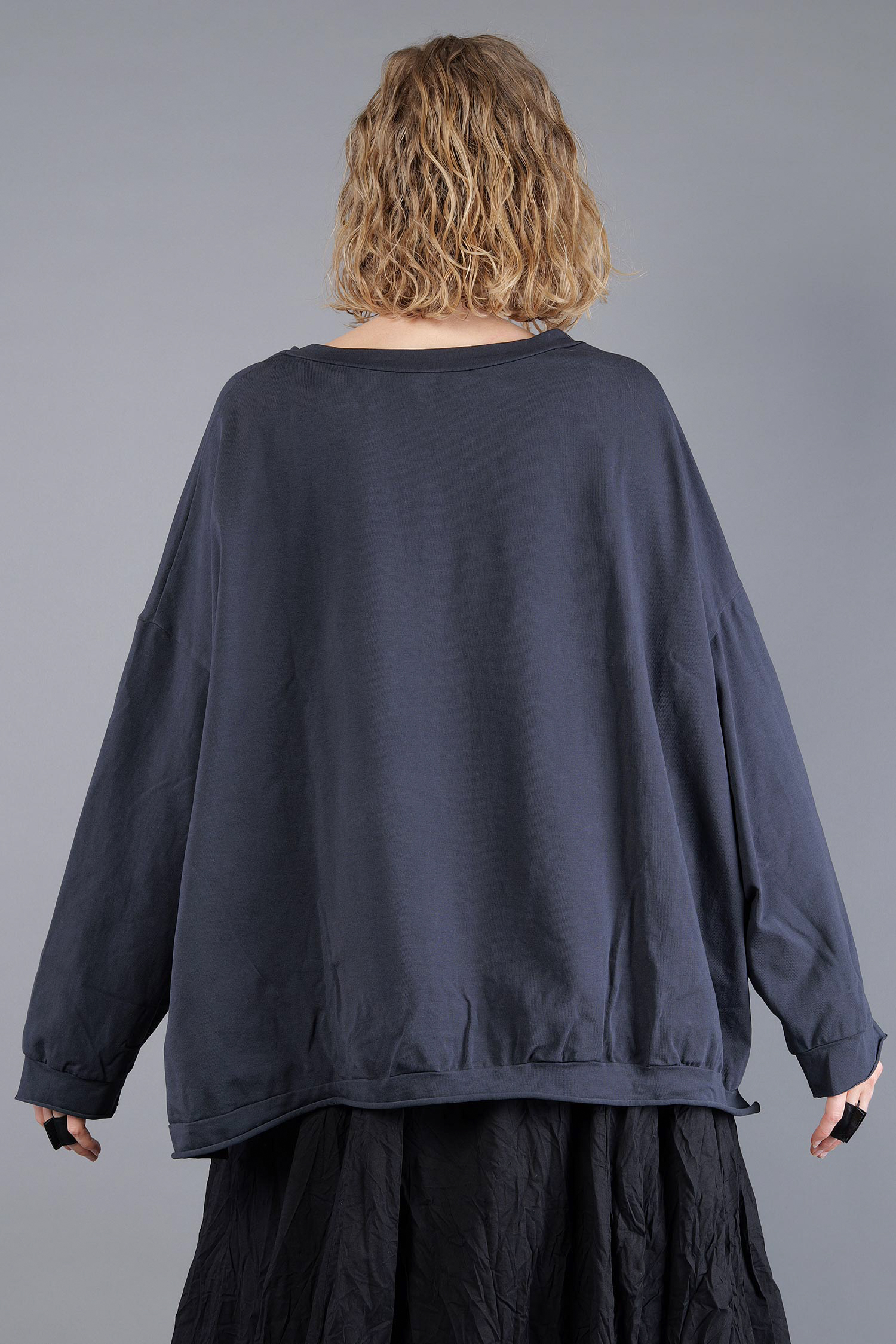 Oversize Jerseypullover - Satt - Handcare