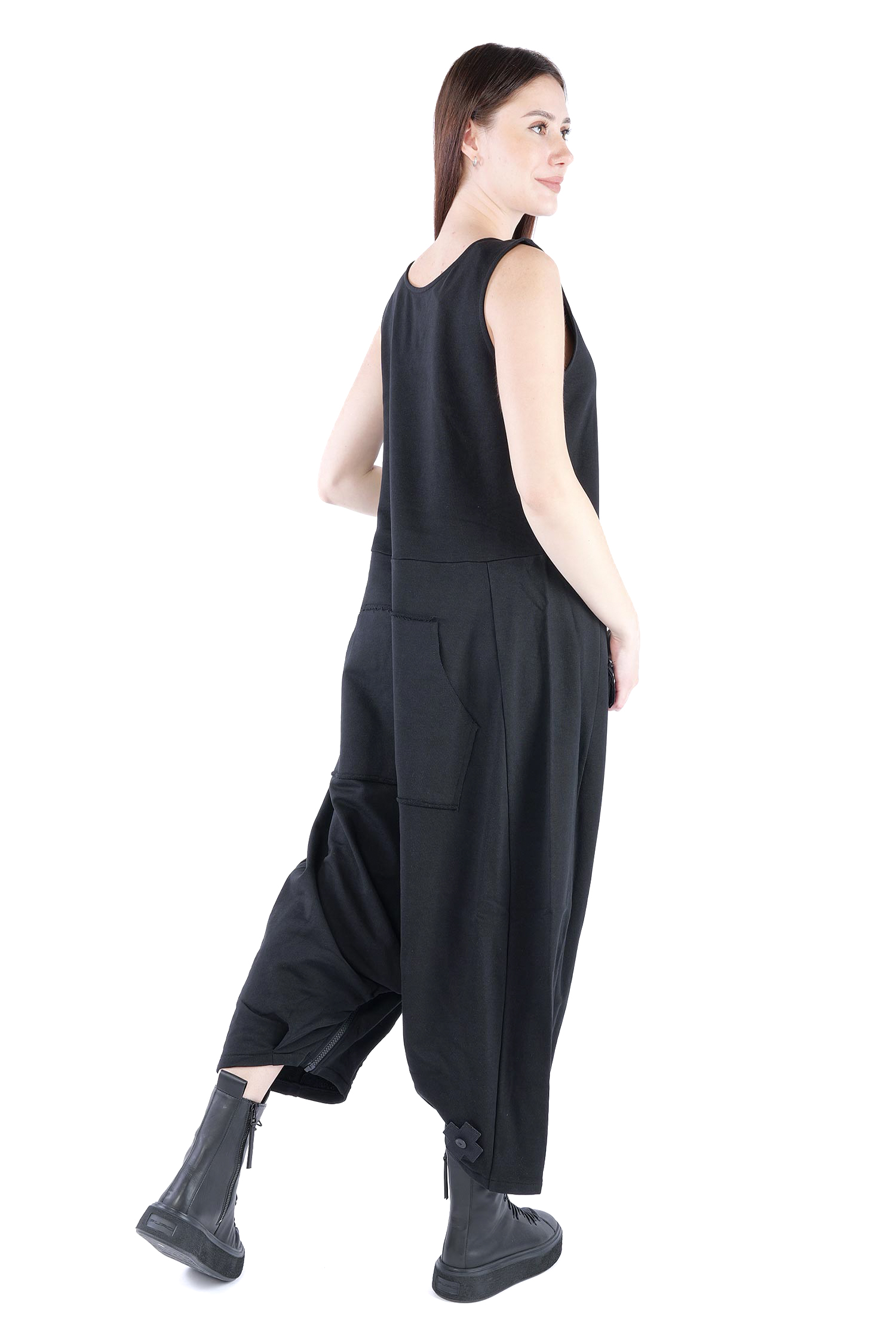 Sweatoverall - Schwarz - 10040