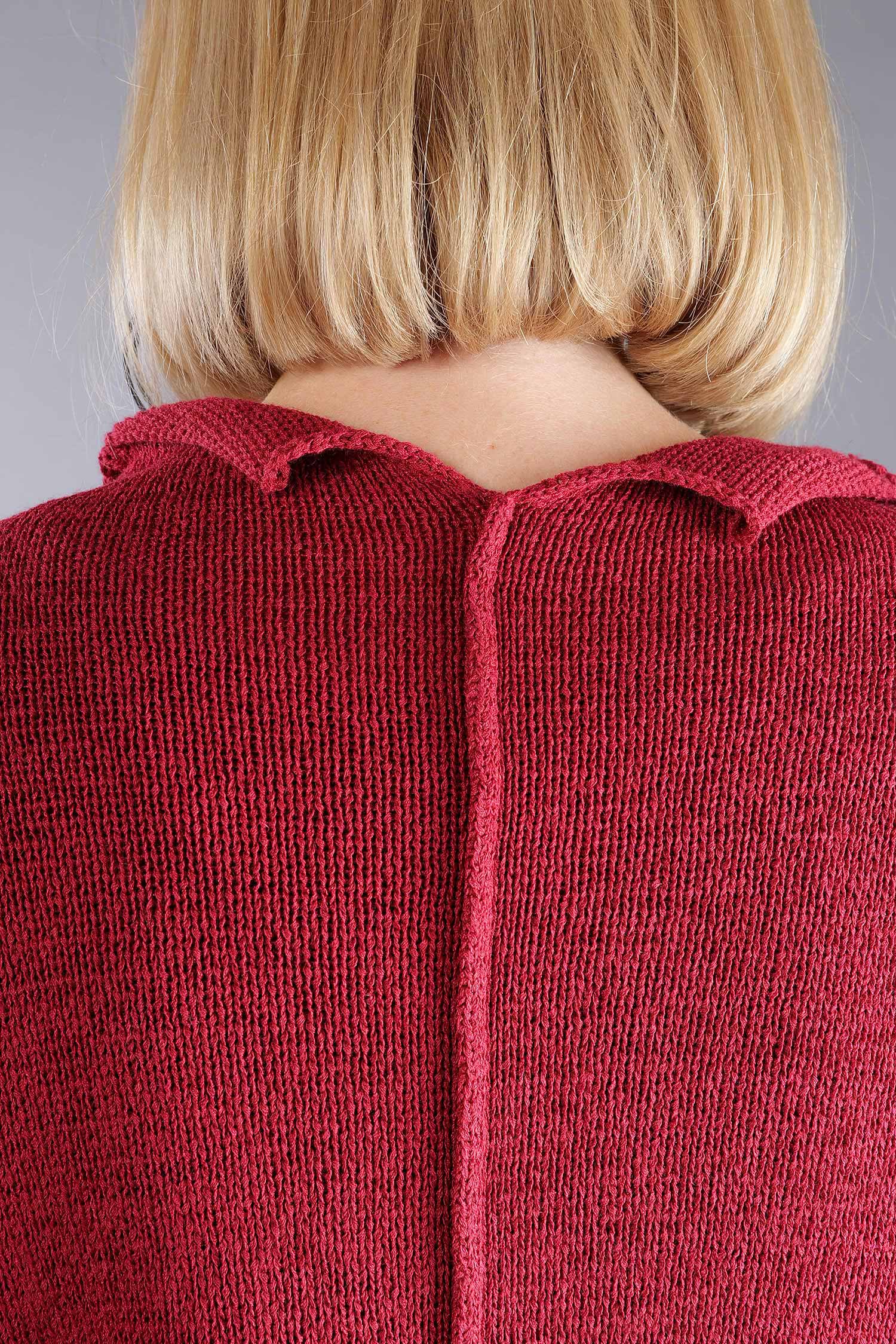 Short knitted jacket - Lava - 2263727111
