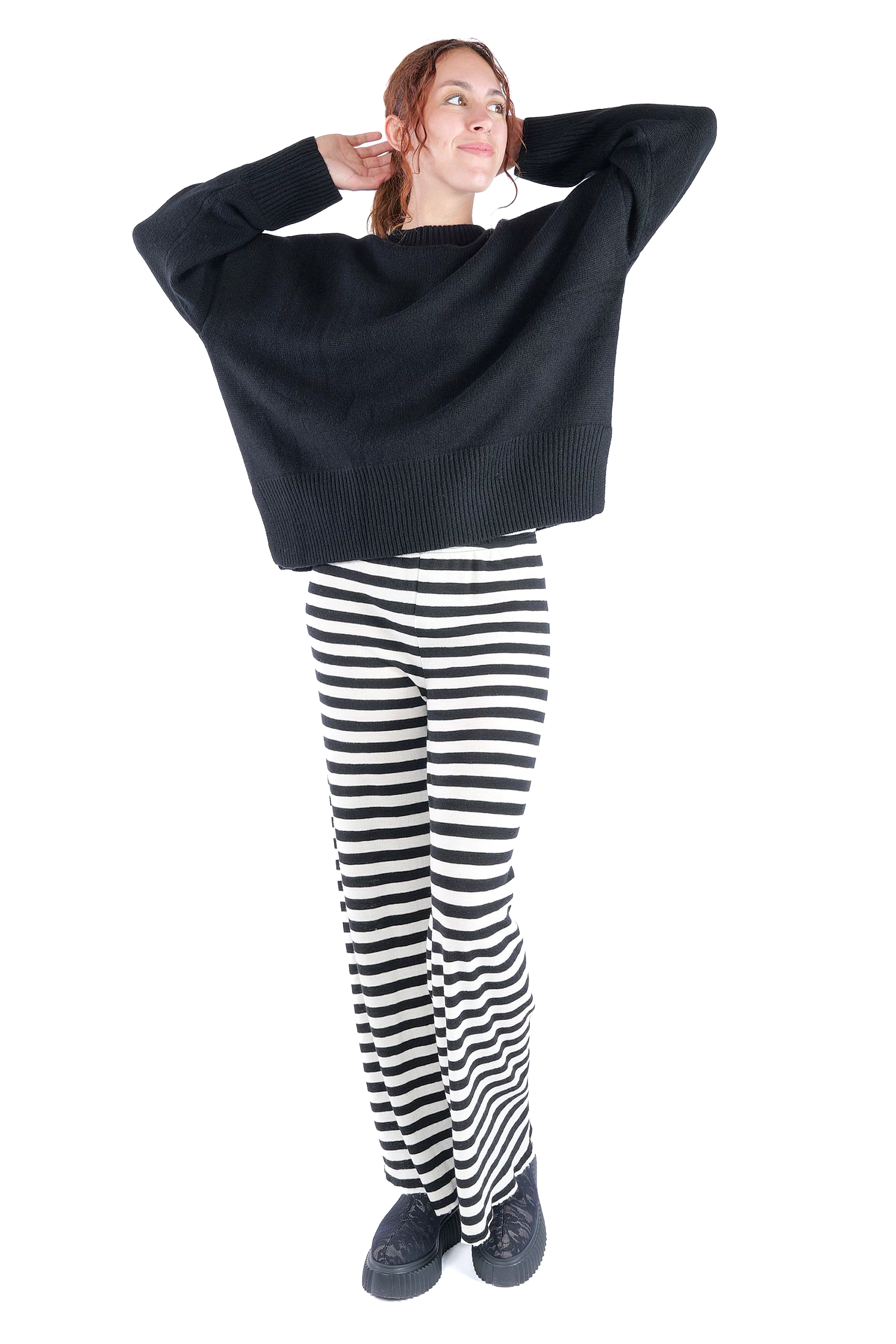 Kaschmir Pullover - Schwarz - 2465