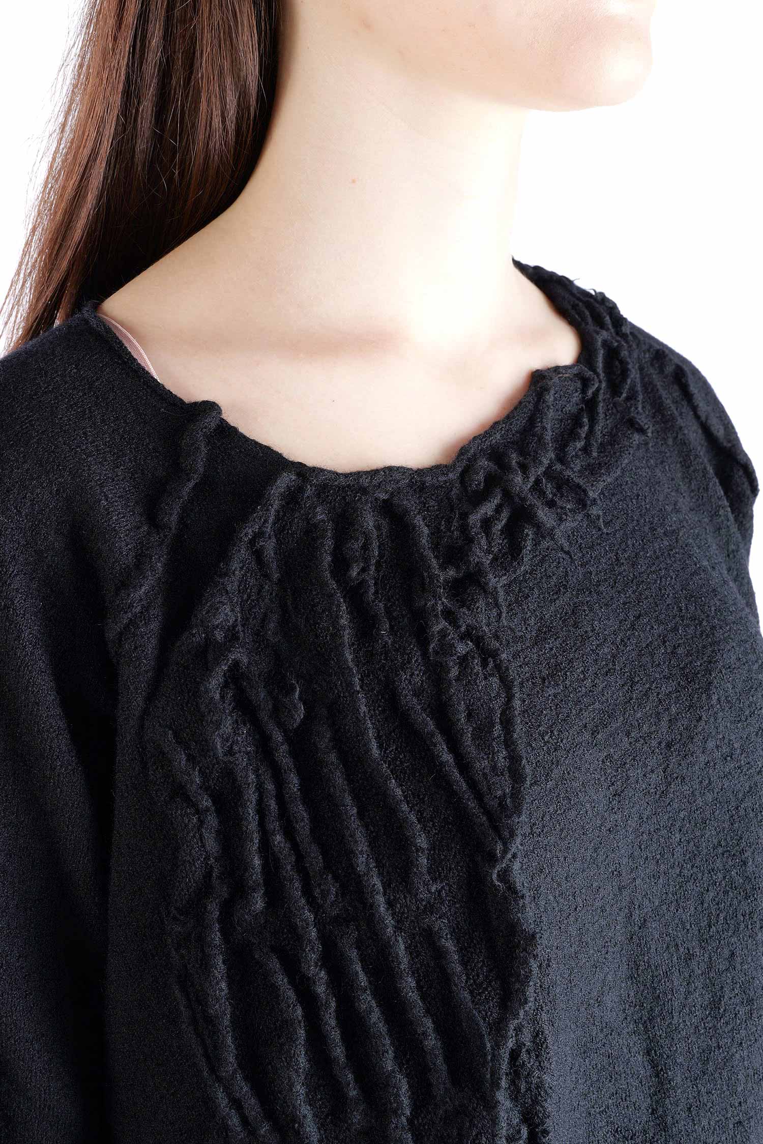 Oversize Wollpullover - Schwarz - 2262680707