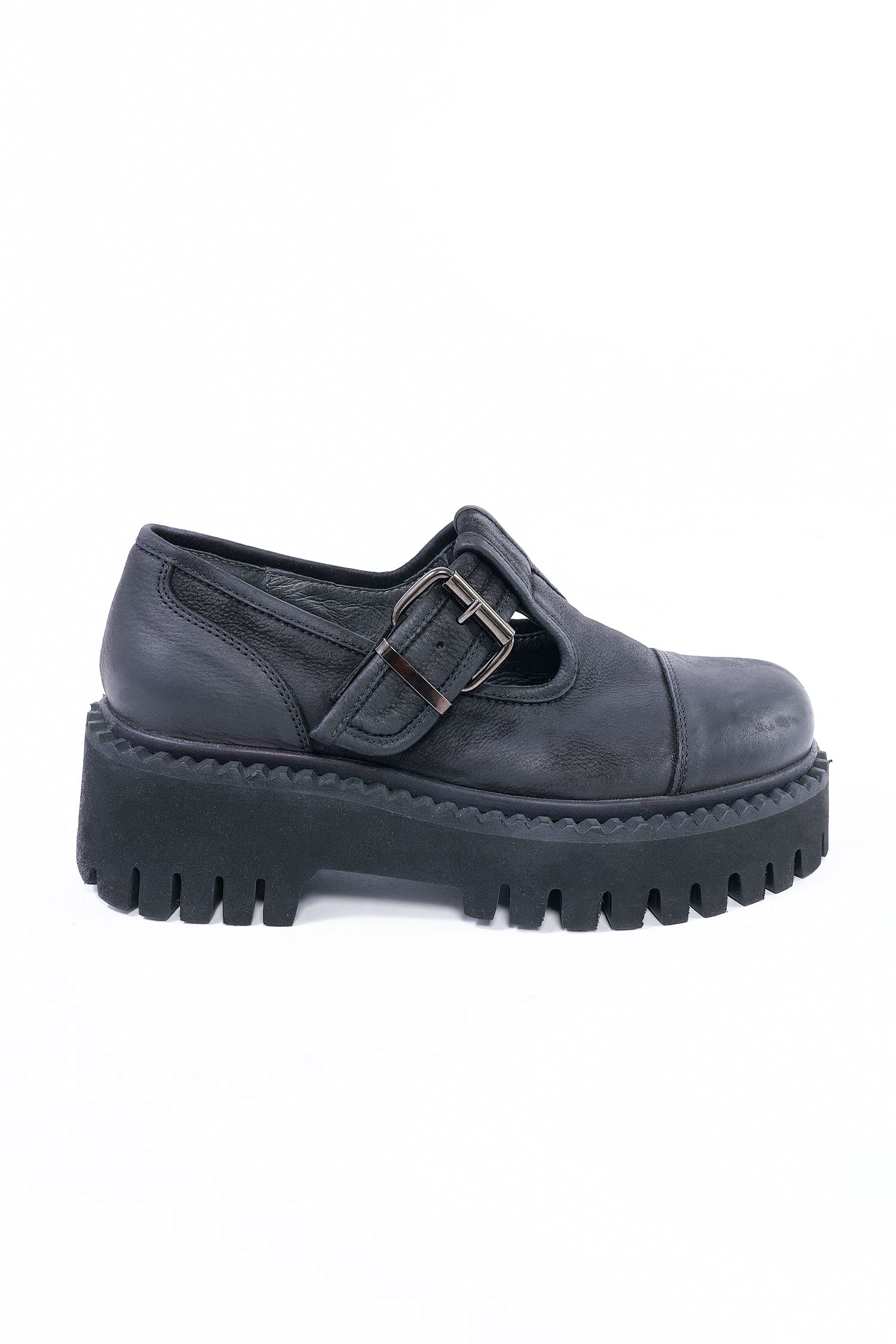 Mary-Jane platform shoes - black - 8681