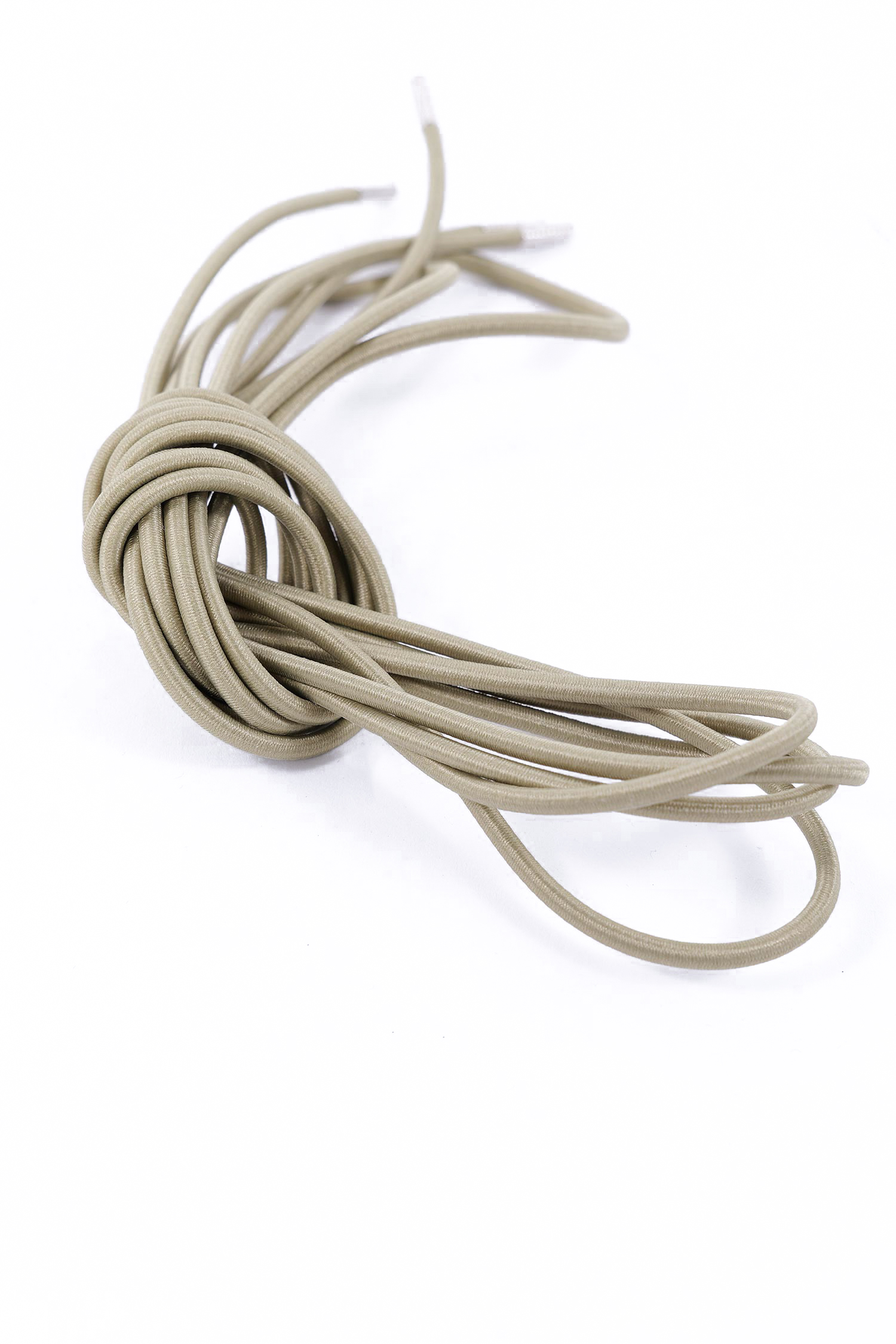 Elastic shoelace - 3mm - Olive
