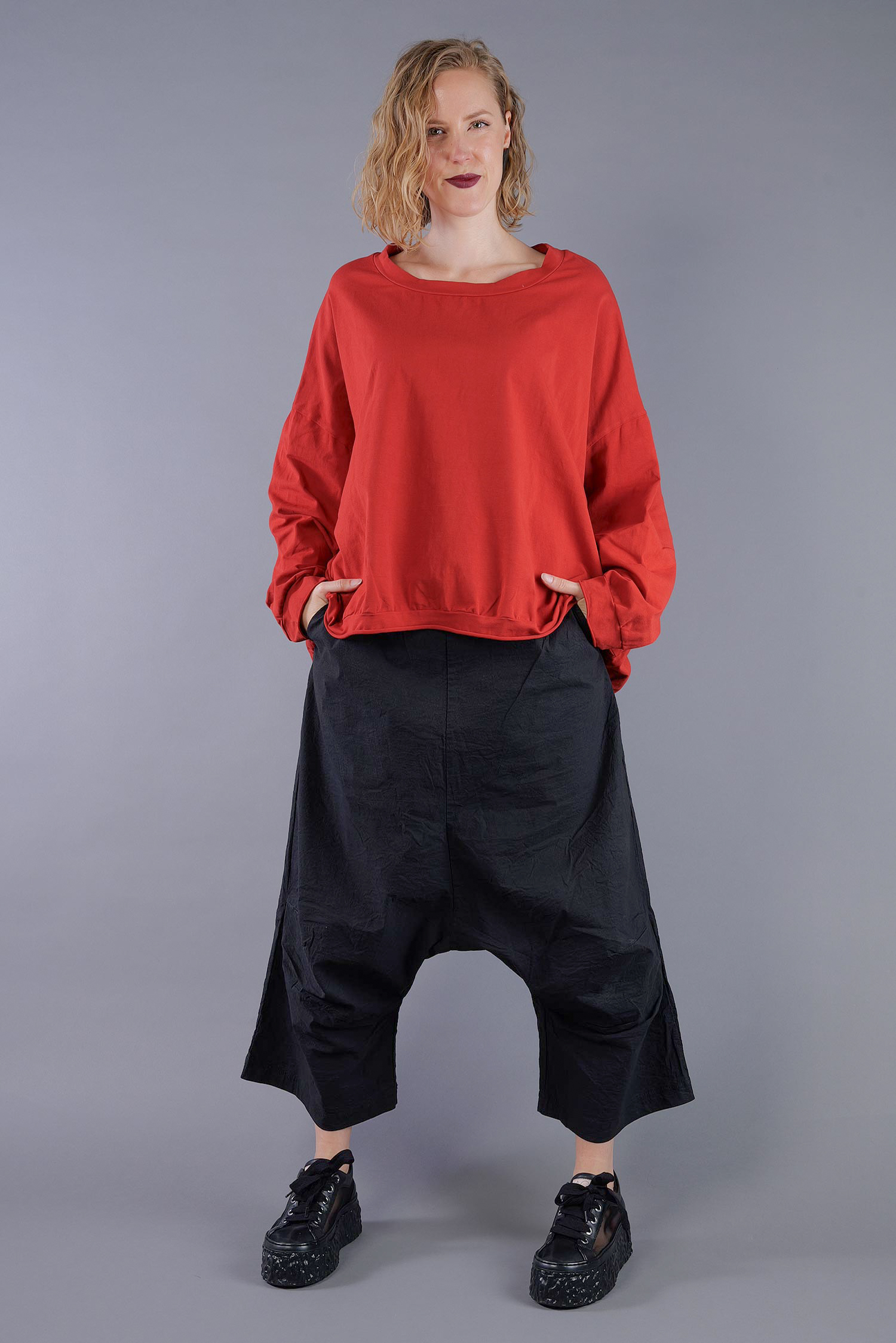 Oversize Jerseypullover - Kichern - Handcare