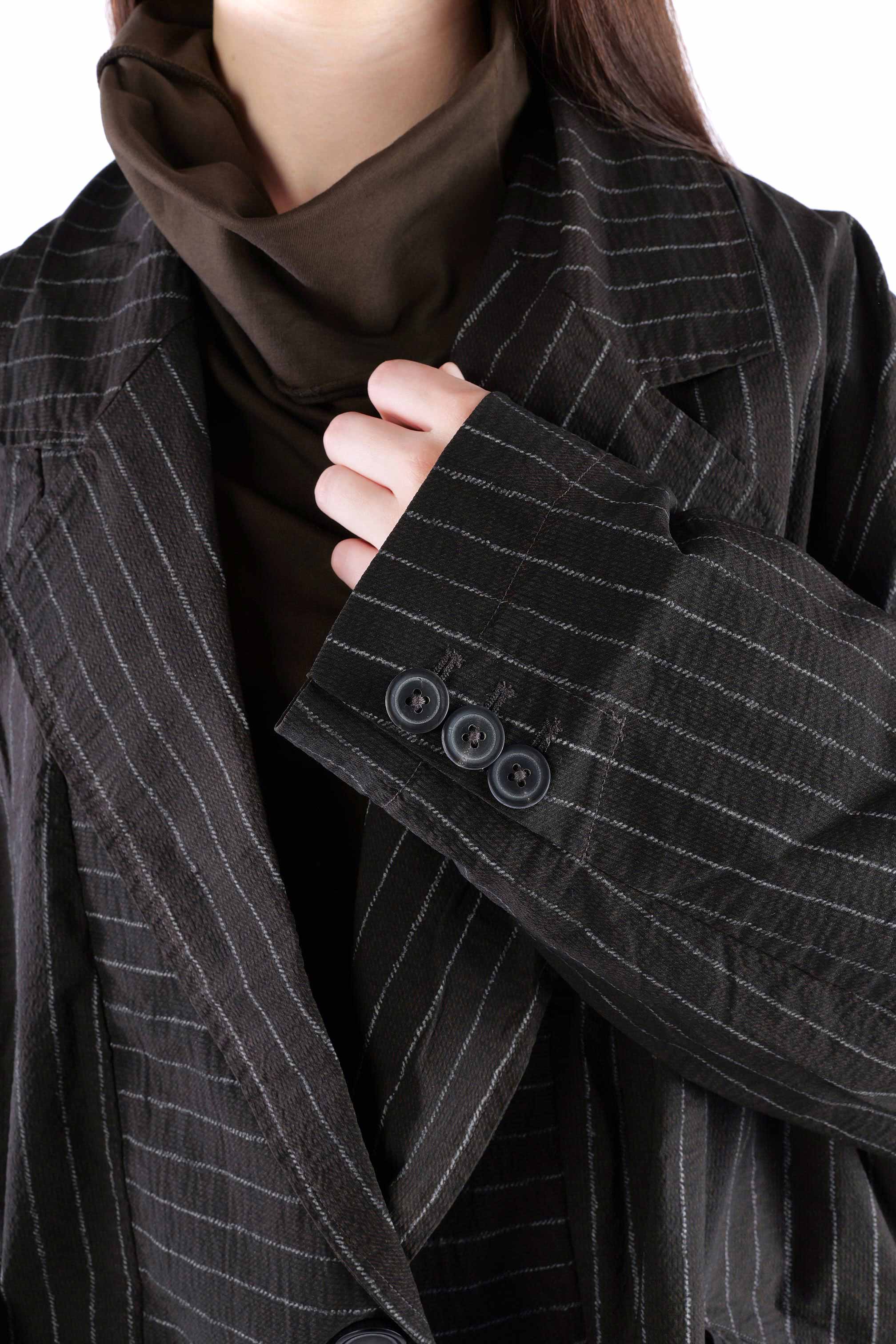 Oversize Stretchmantel - Umbra cloud stripe - 2261241210
