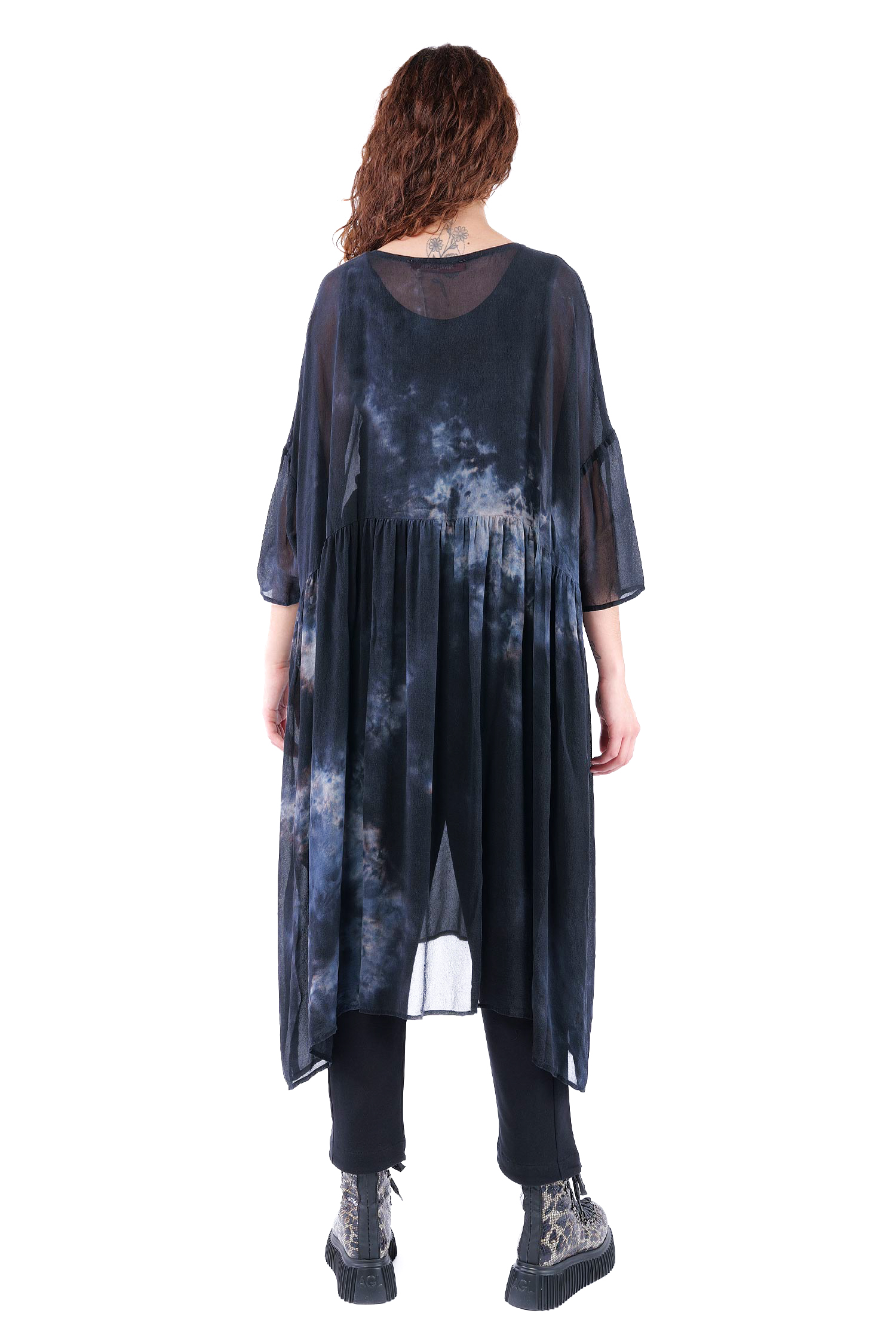 Oversize Seidenkleid - Anschein - Holdtrue
