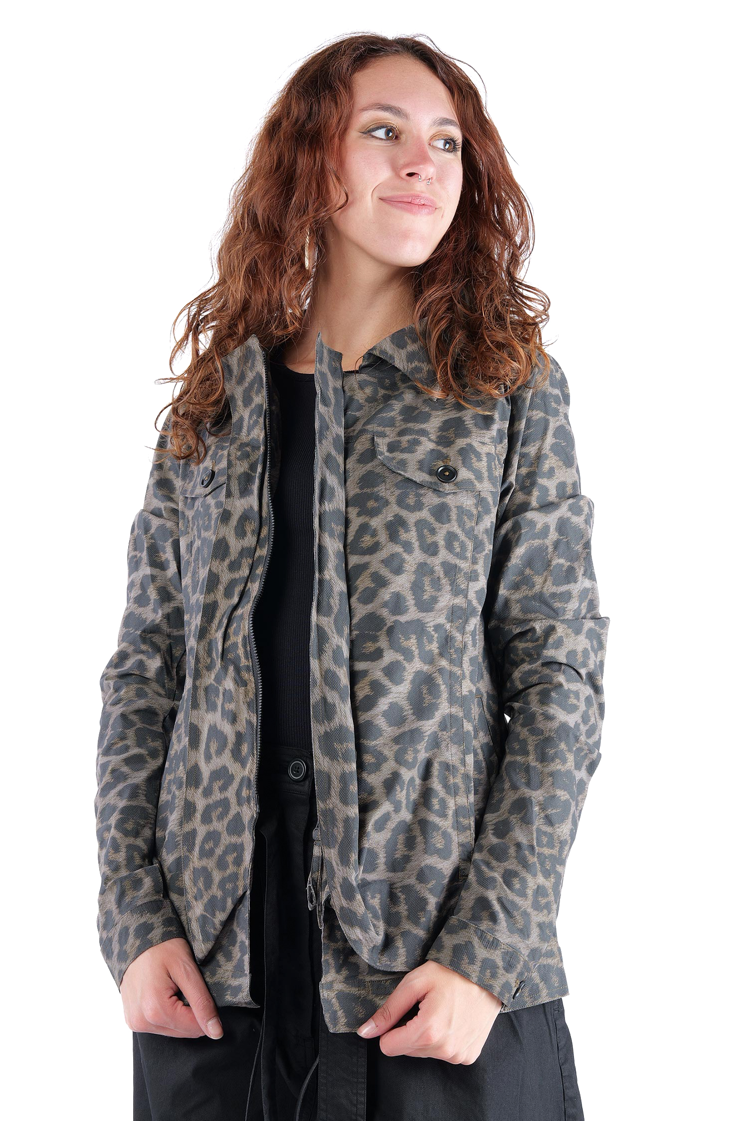 Superstretch-Jacke - Leo black cloud - 2261391102