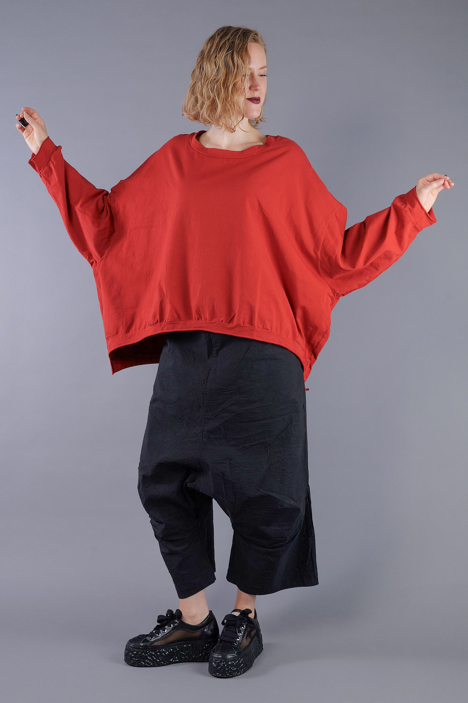 Oversize Jerseypullover - Kichern - Handcare