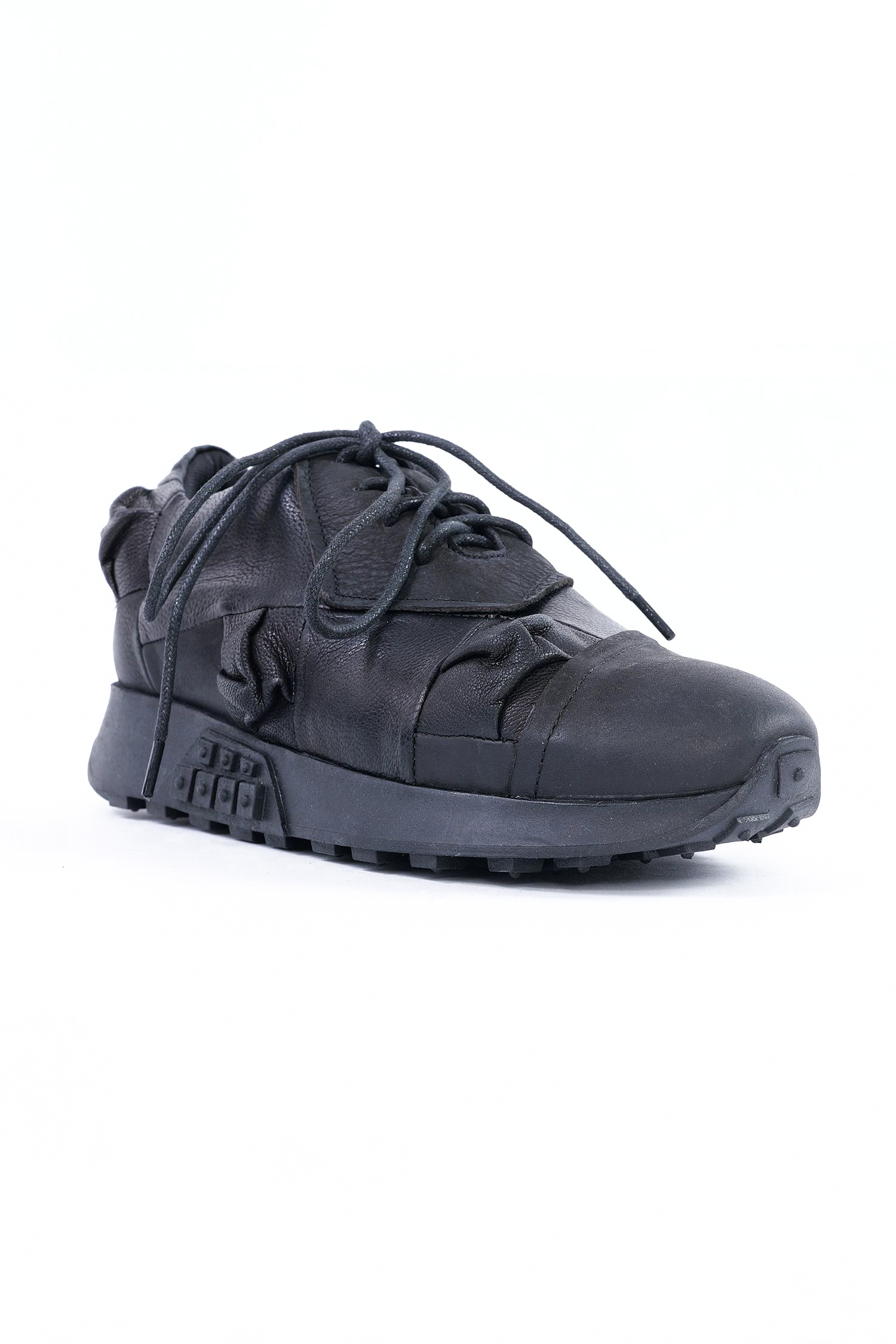 Leder Sneaker - Schwarz - Oliver
