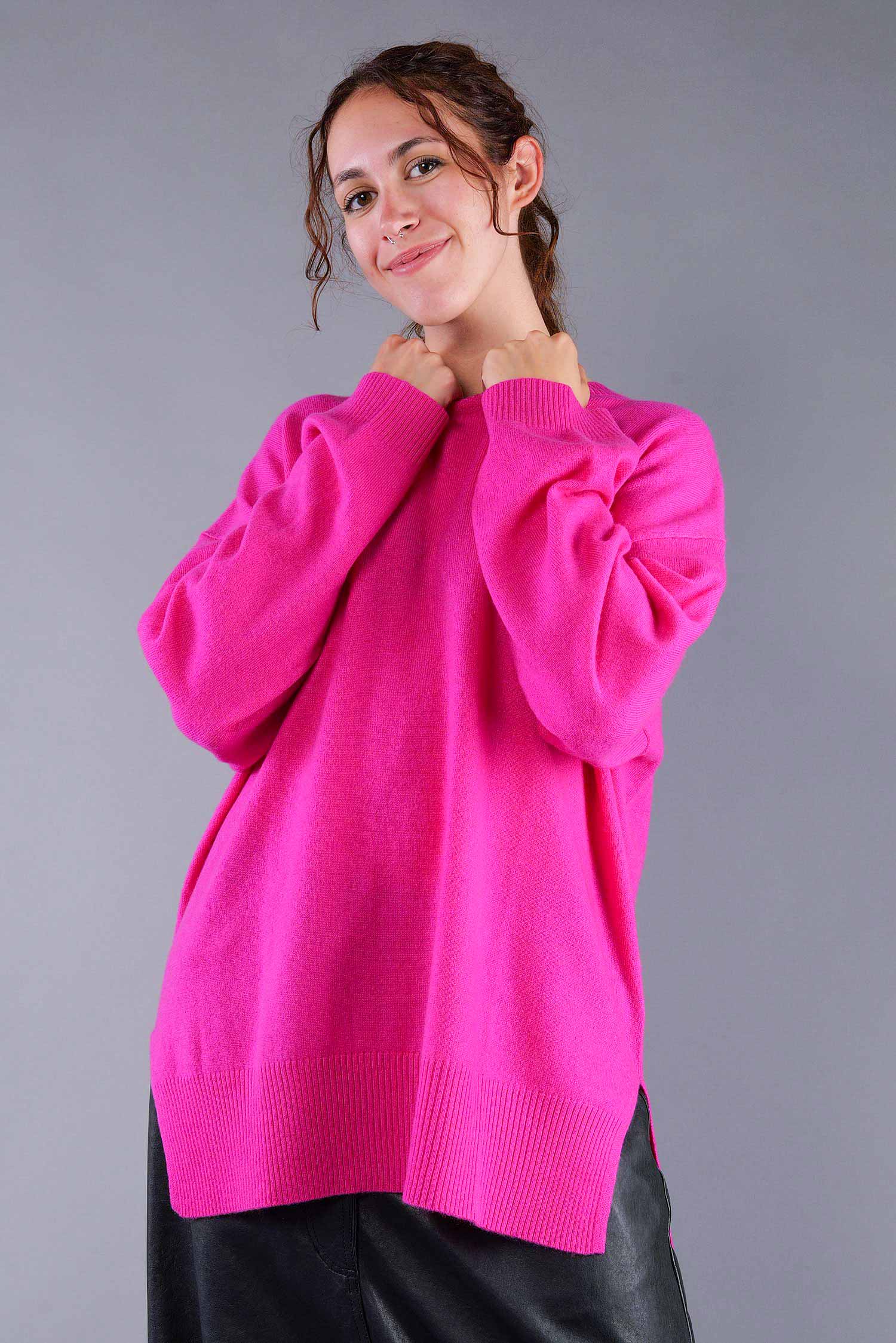 Kaschmir Pullover - Coral - 24116A