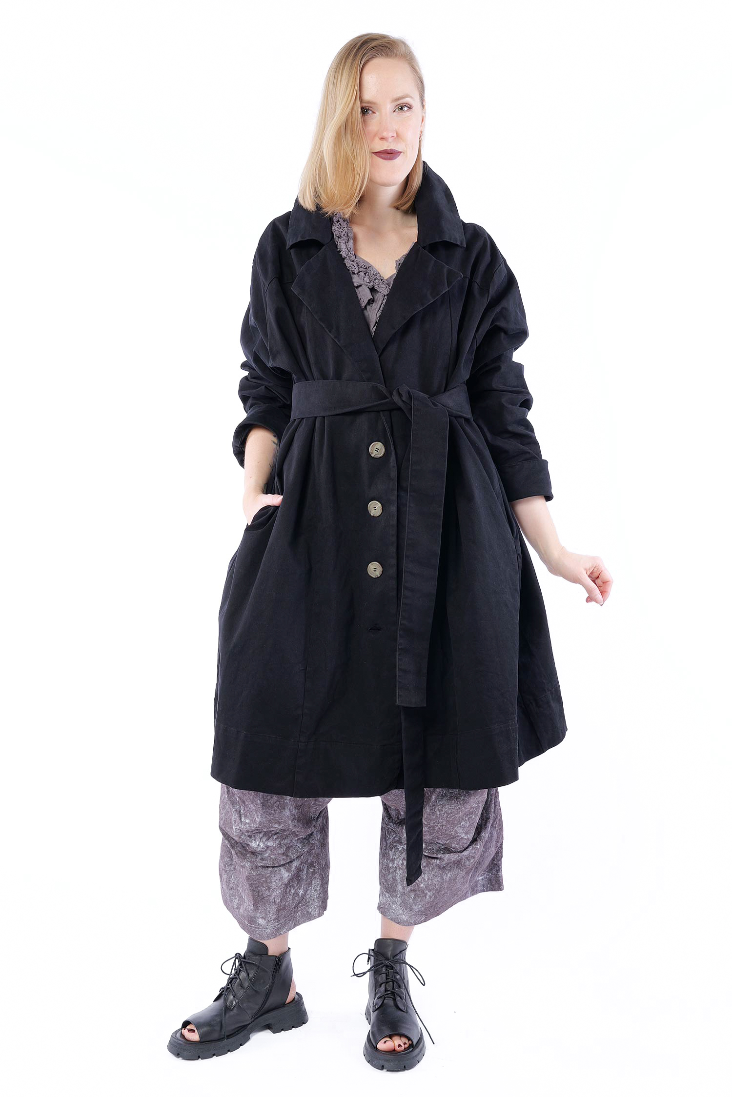 Quilt Mantel - Schwarz - Rootwear