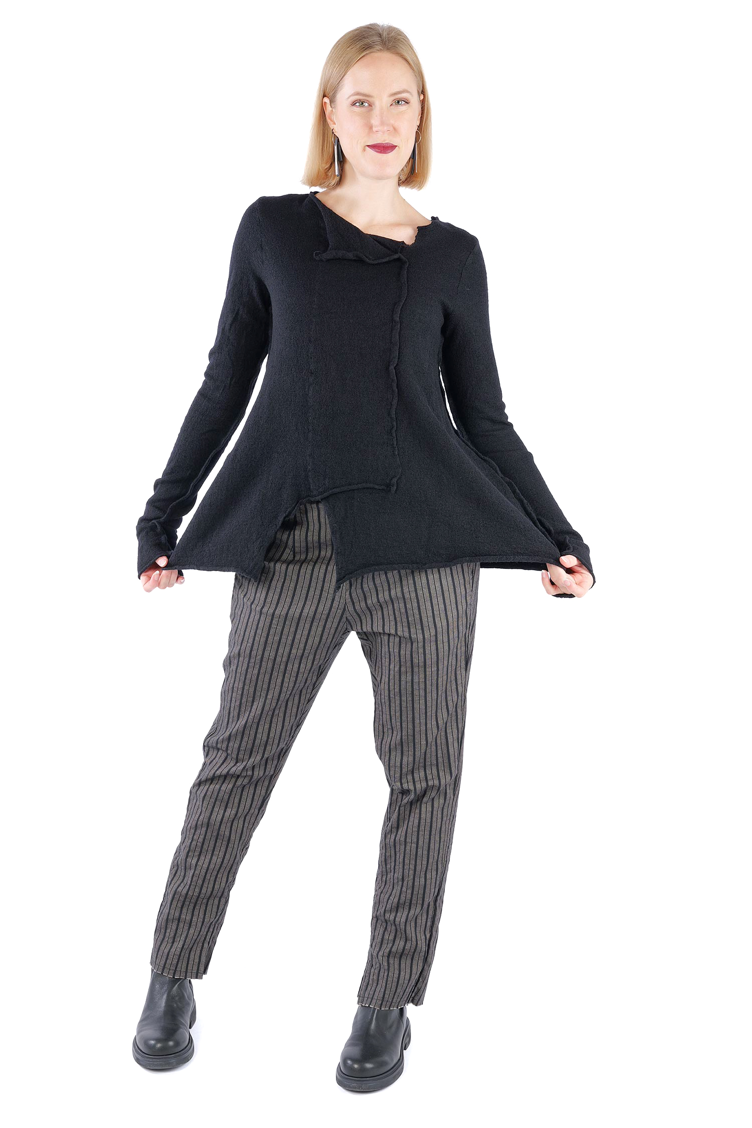 Wollpullover - Schwarz - 2261680711