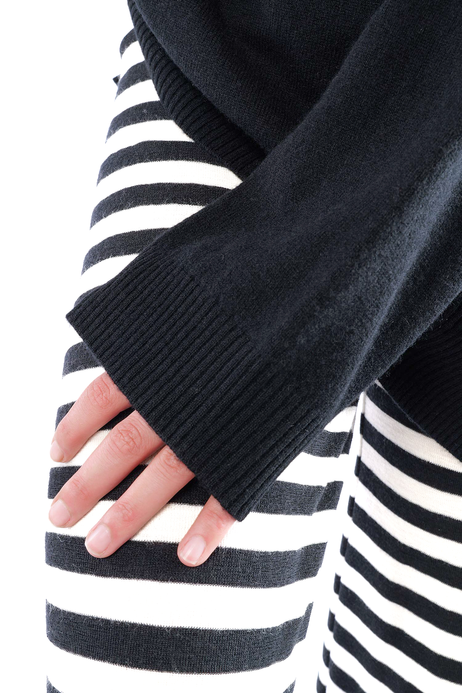 Kaschmir Pullover - Schwarz - 24116A