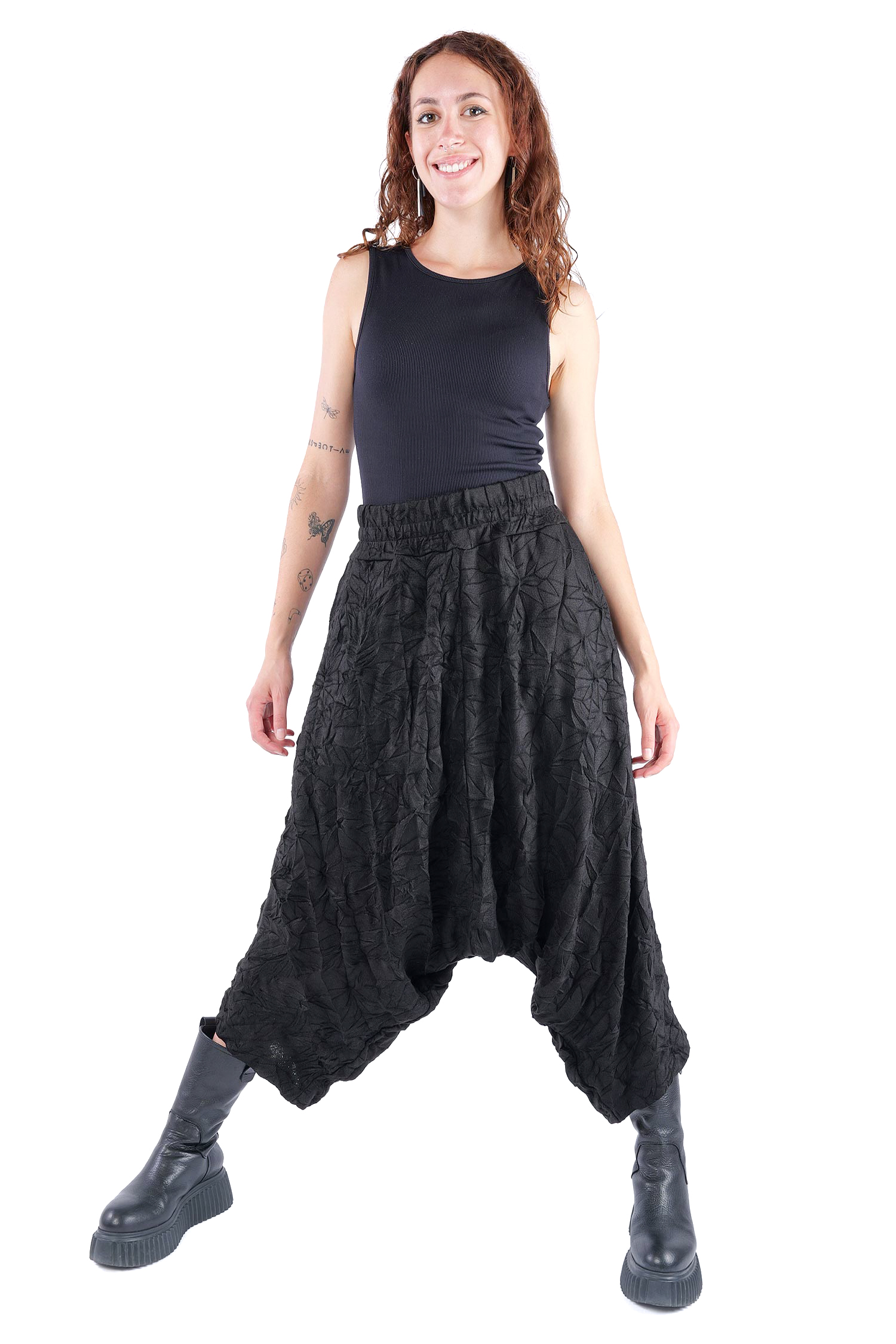 Harem pants - Black - M1341
