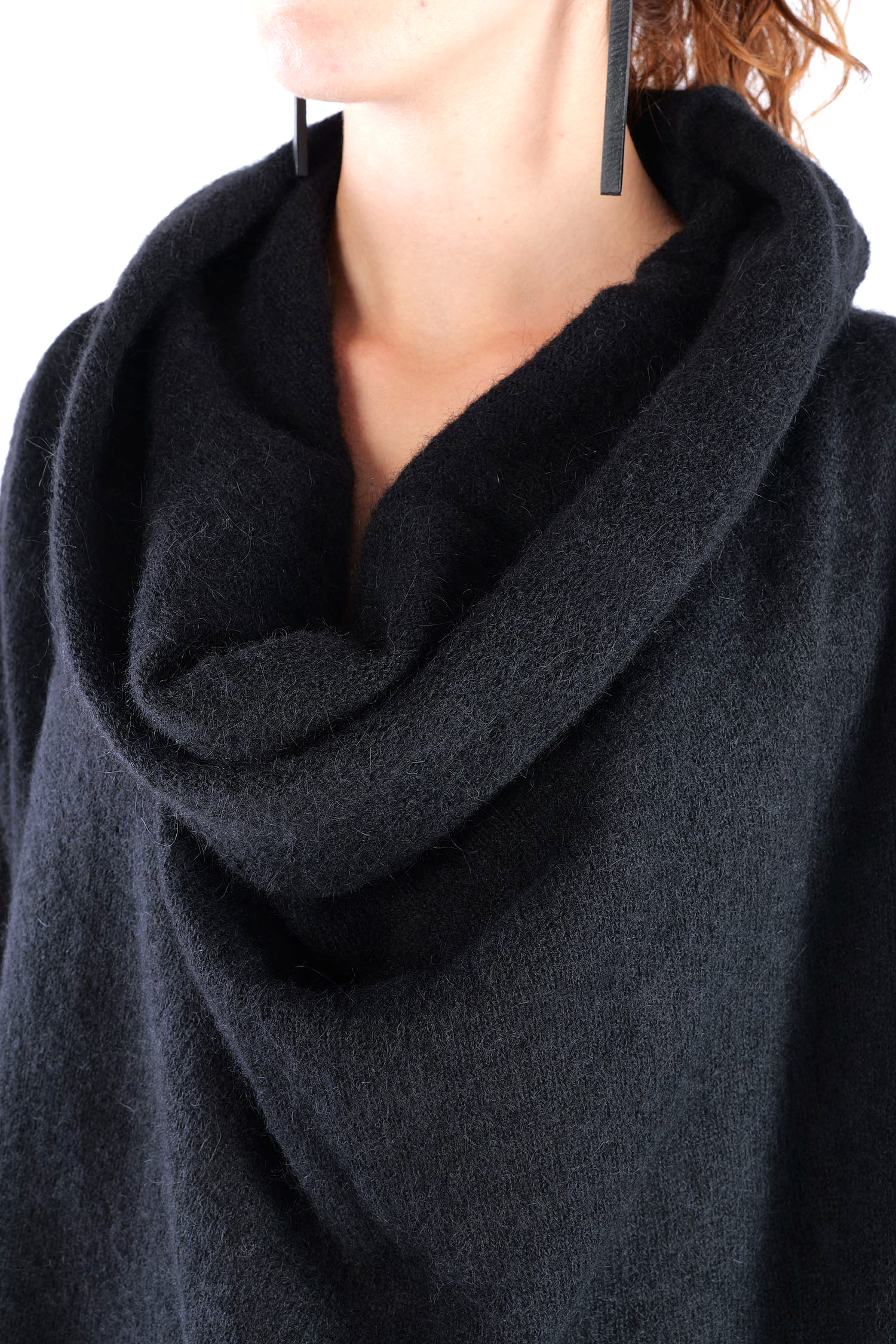 Feinstrick Pullover - Schwarz - Samarit