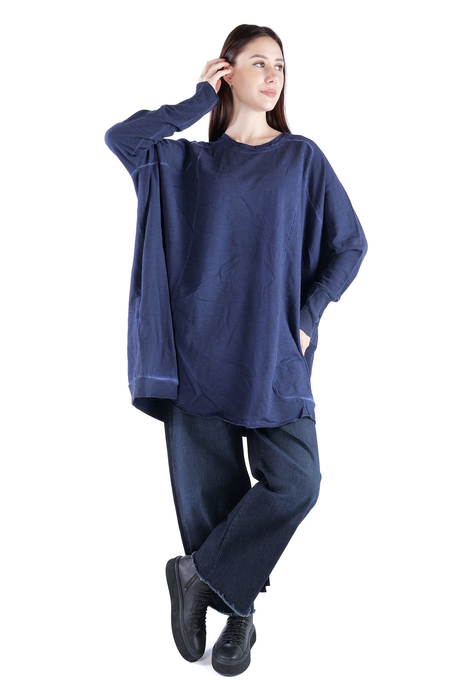 Oversize Sweatpullover - Ocean - 2139