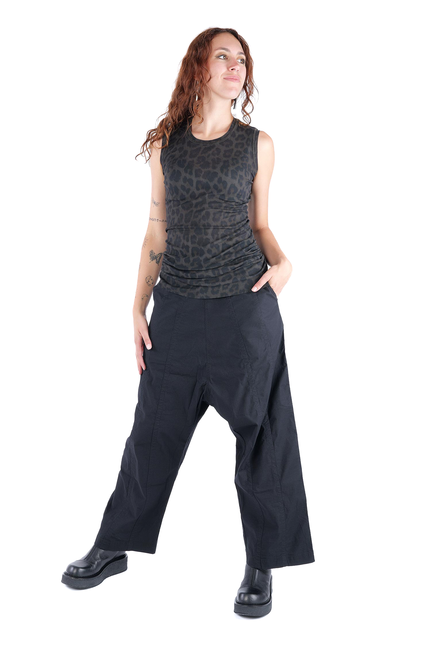 Rippjersey Top - Leo black cloud - 2261140806