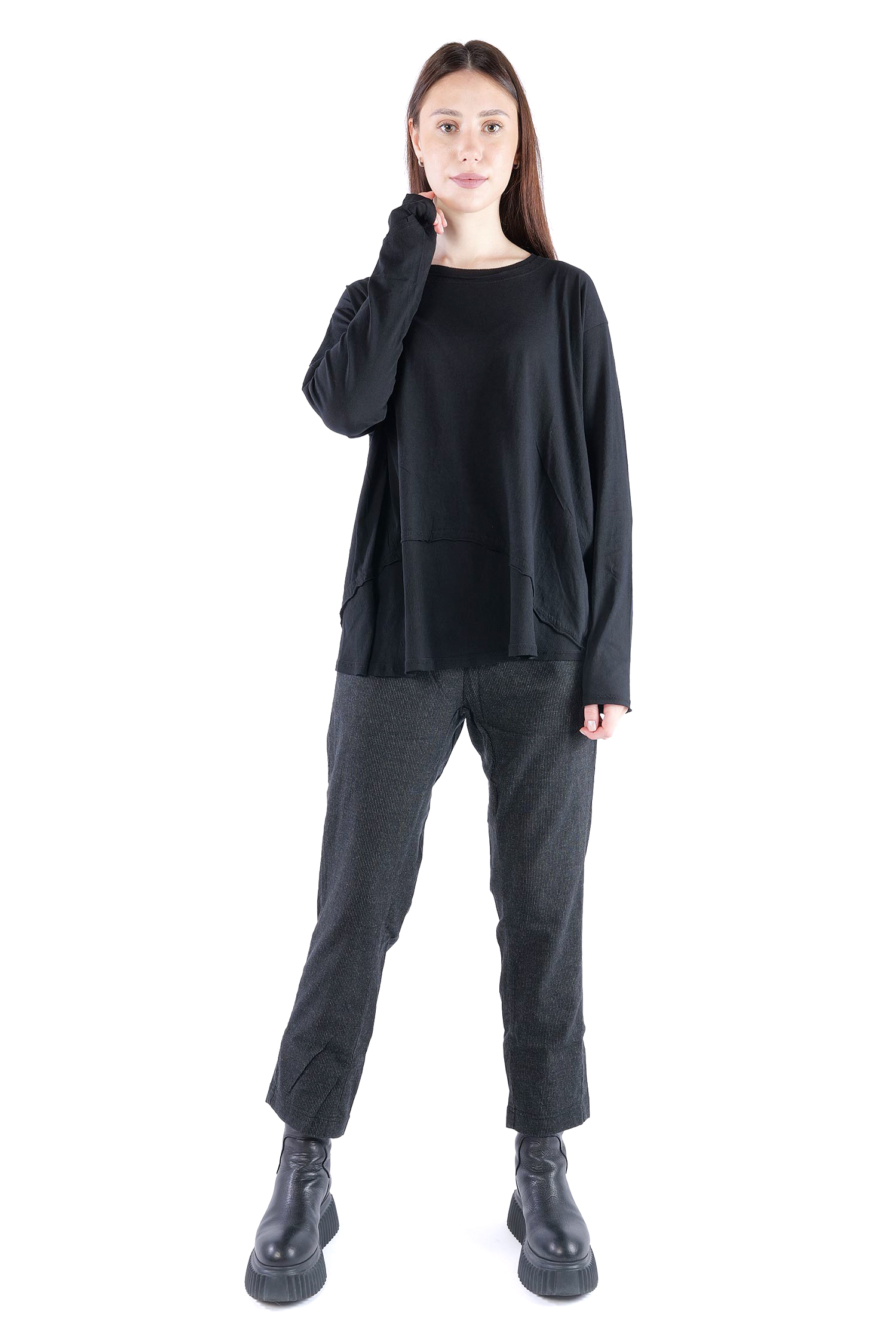 Oversize Shirt - Schwarz - 2263330502