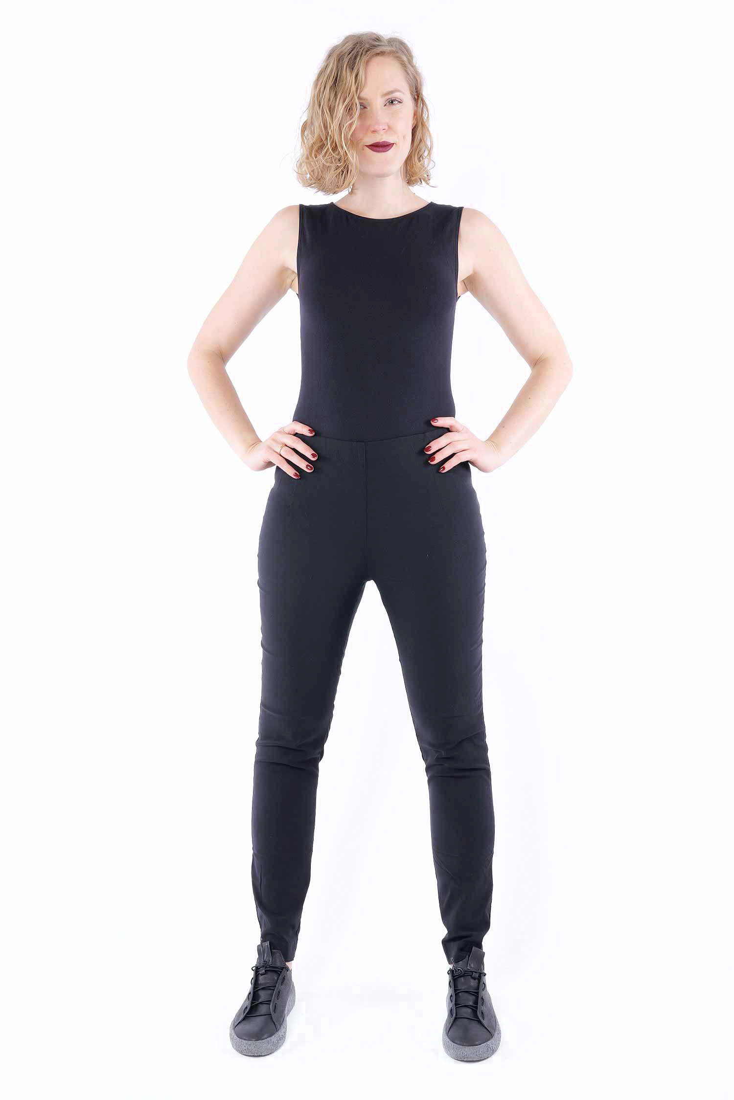 Slim stretch pants - Black - 1263440122