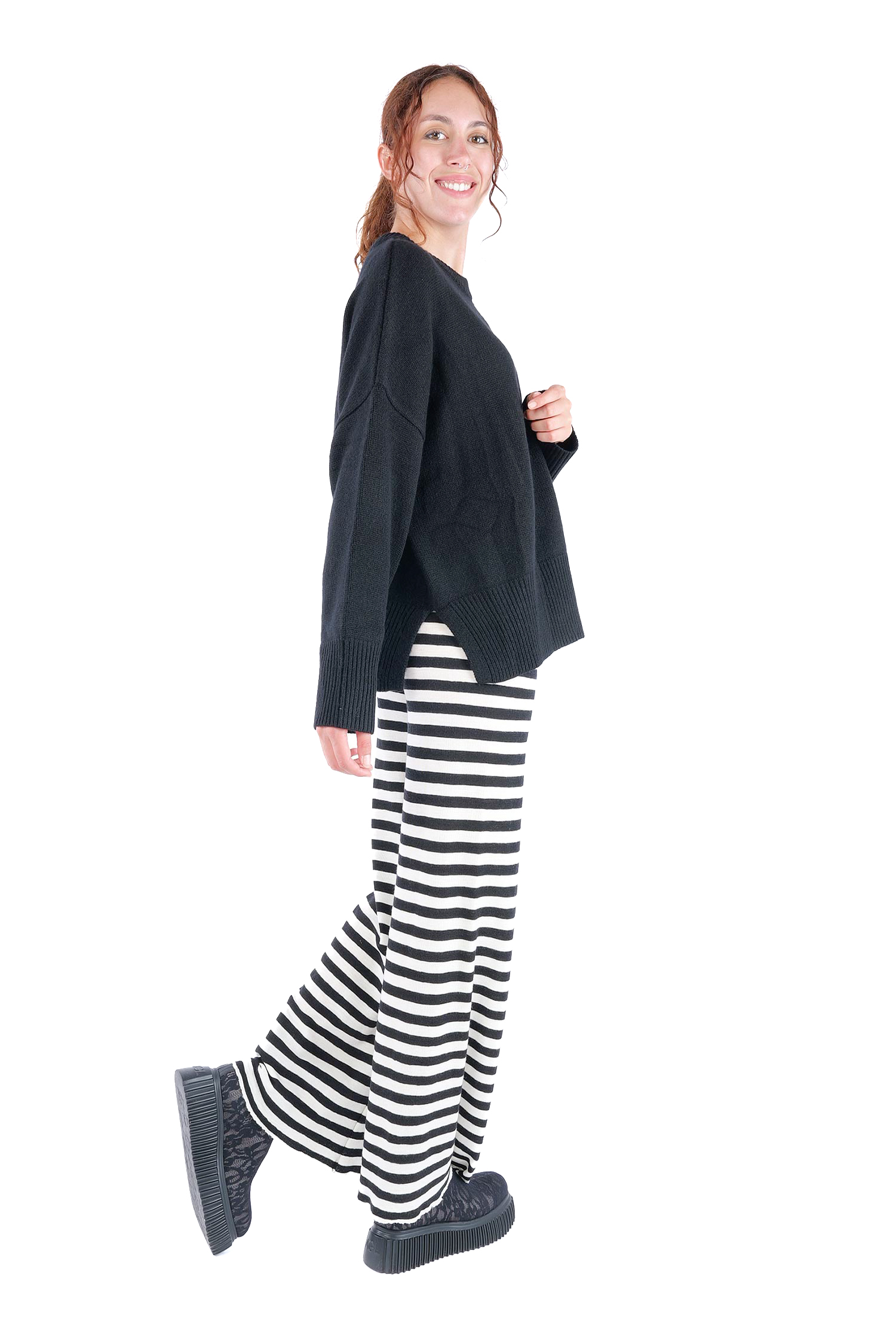 Kaschmir Pullover - Schwarz - 2465
