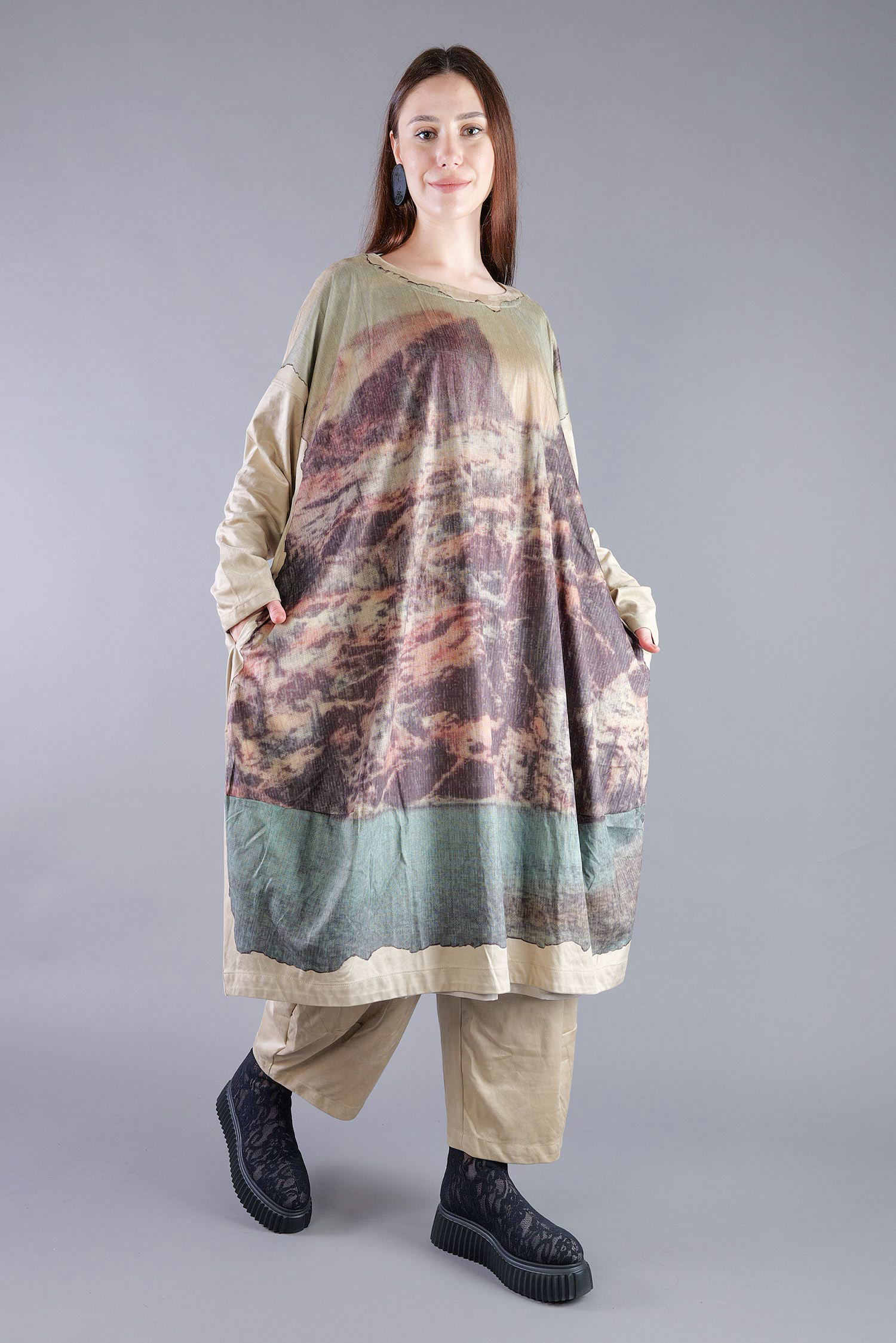 Velour-Optik Kleid - Original - 2263300903