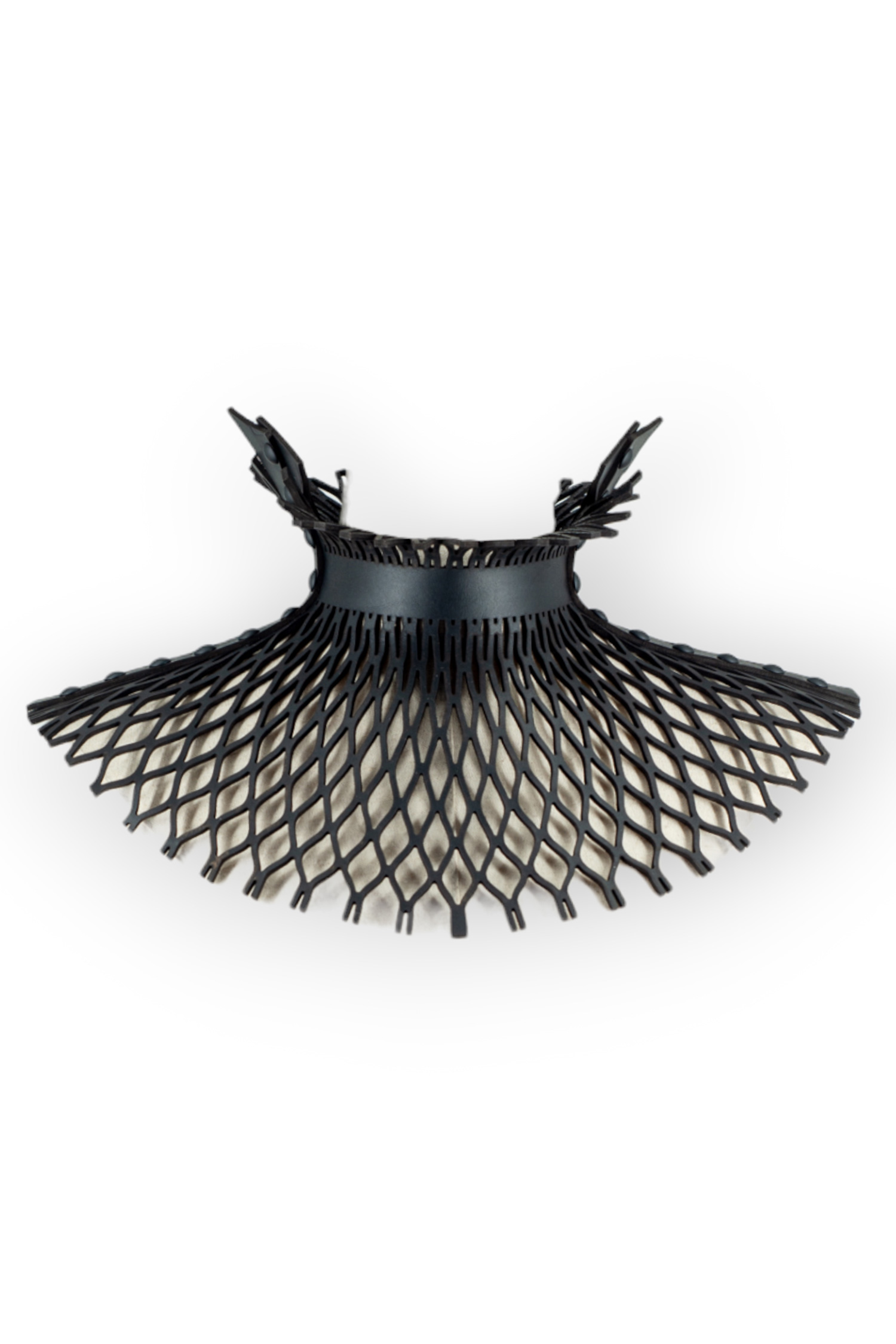Leder Halskette - schwarz - NE11