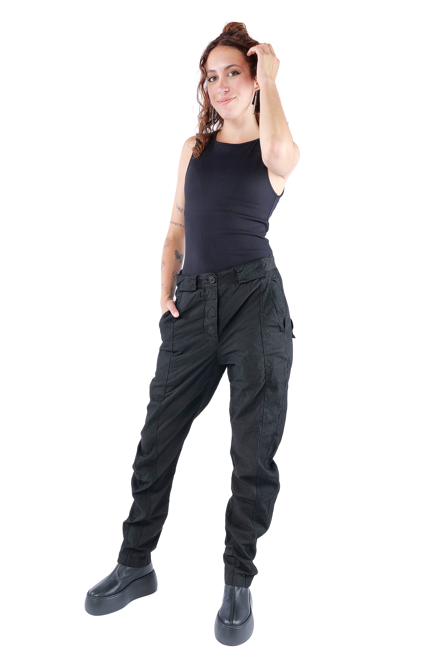 Legere Hose - Schwarz - 2262260104