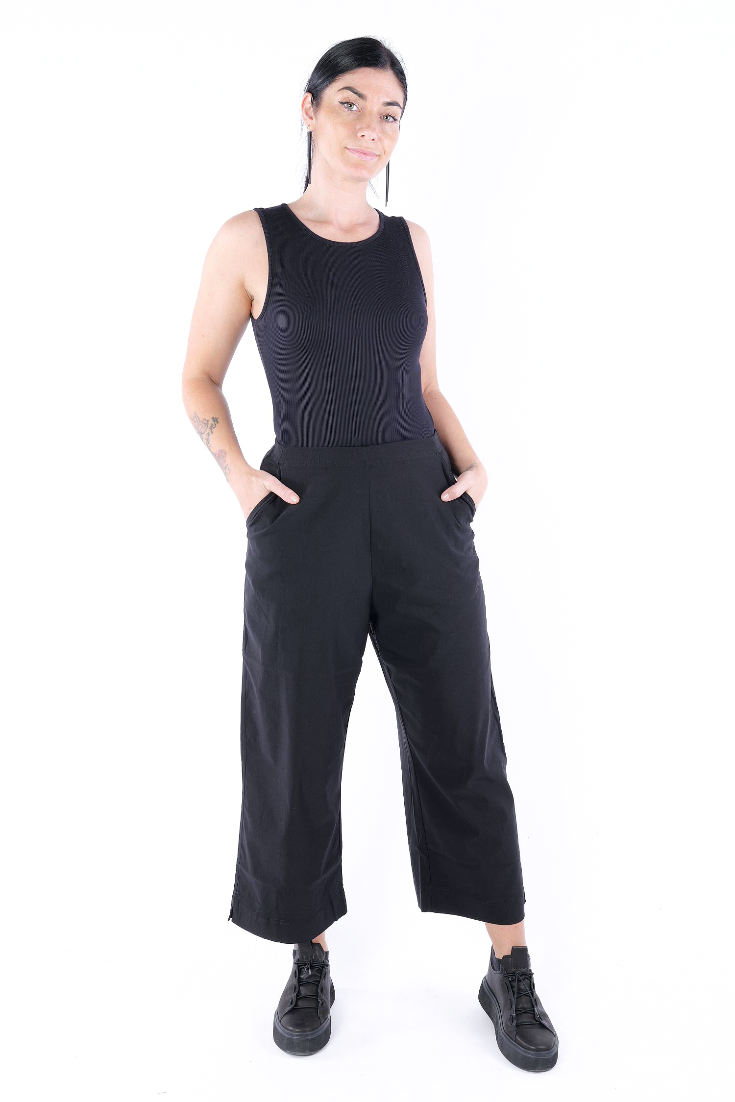 Stretch Culotte - Schwarz - 2253440153