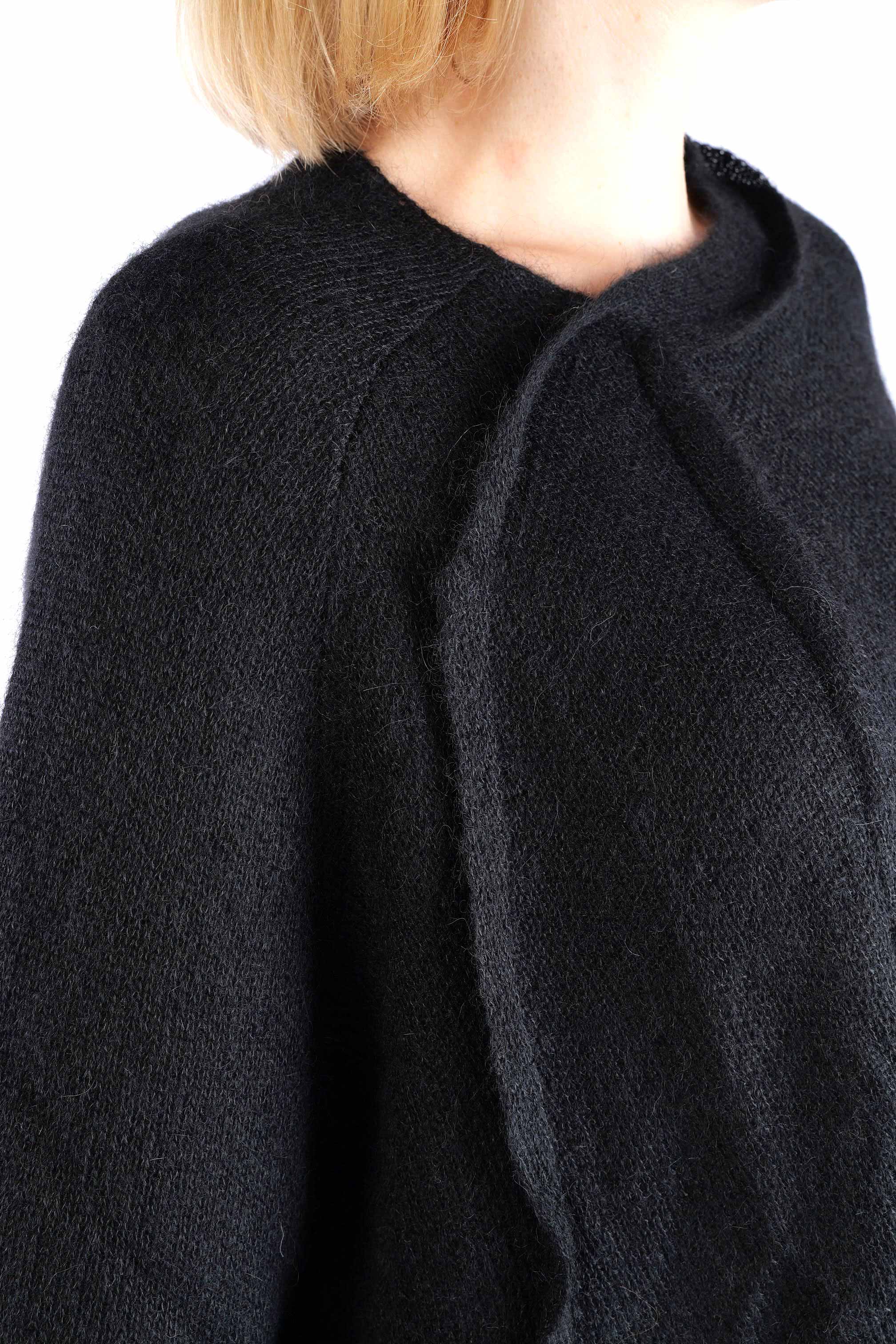 Oversize Strickpullover - Schwarz - 2262450703