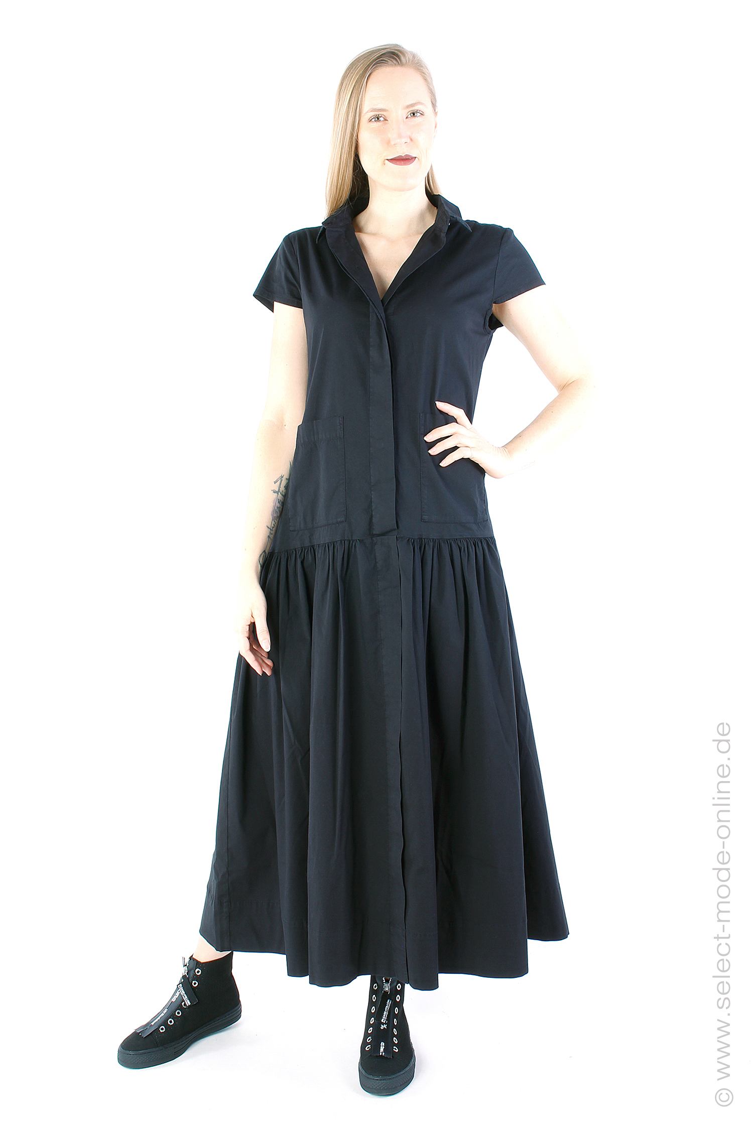 Stretch dress - Black - C14D417983 - Kilibo