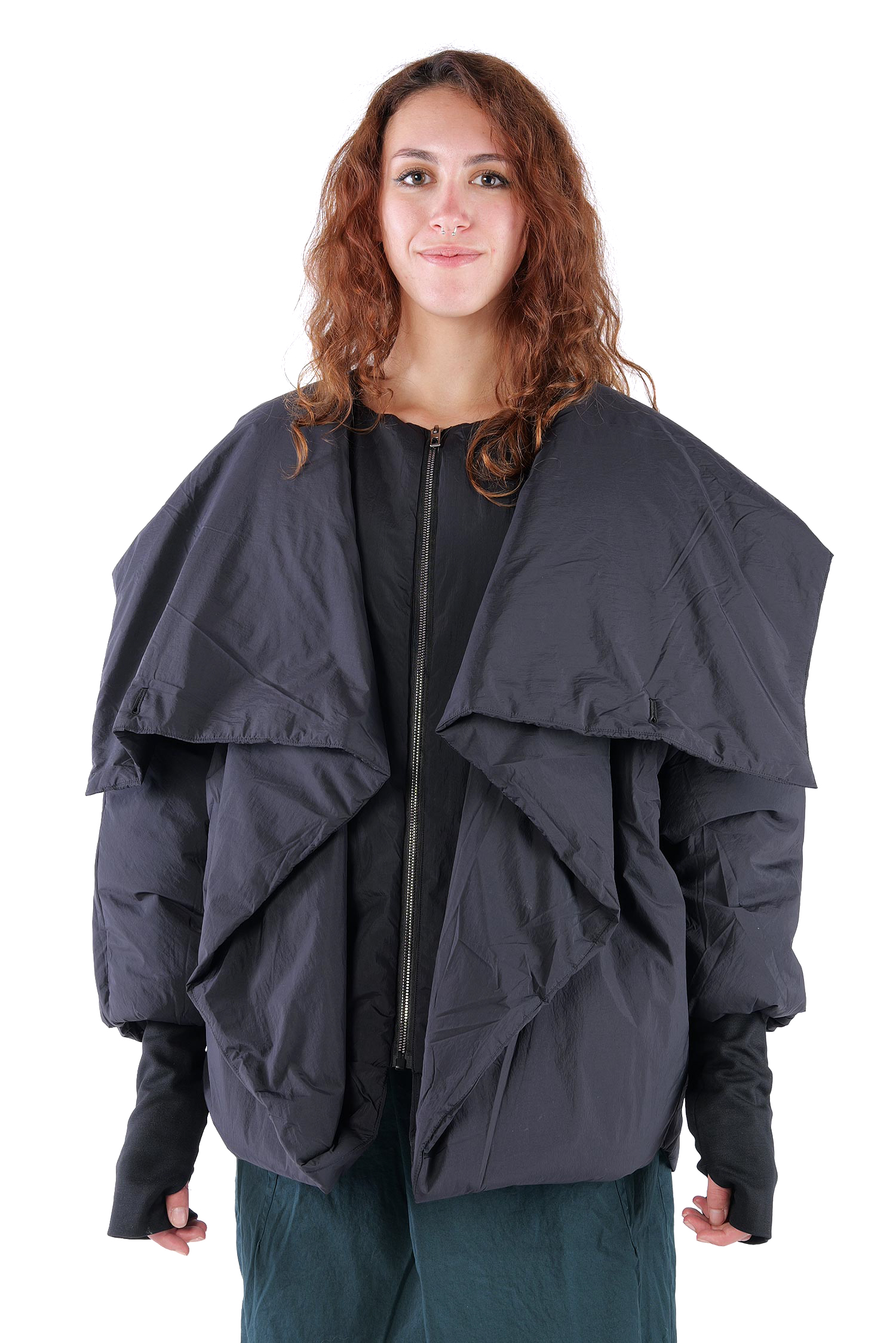 Leichte Winterjacke - Schwarz - SX116