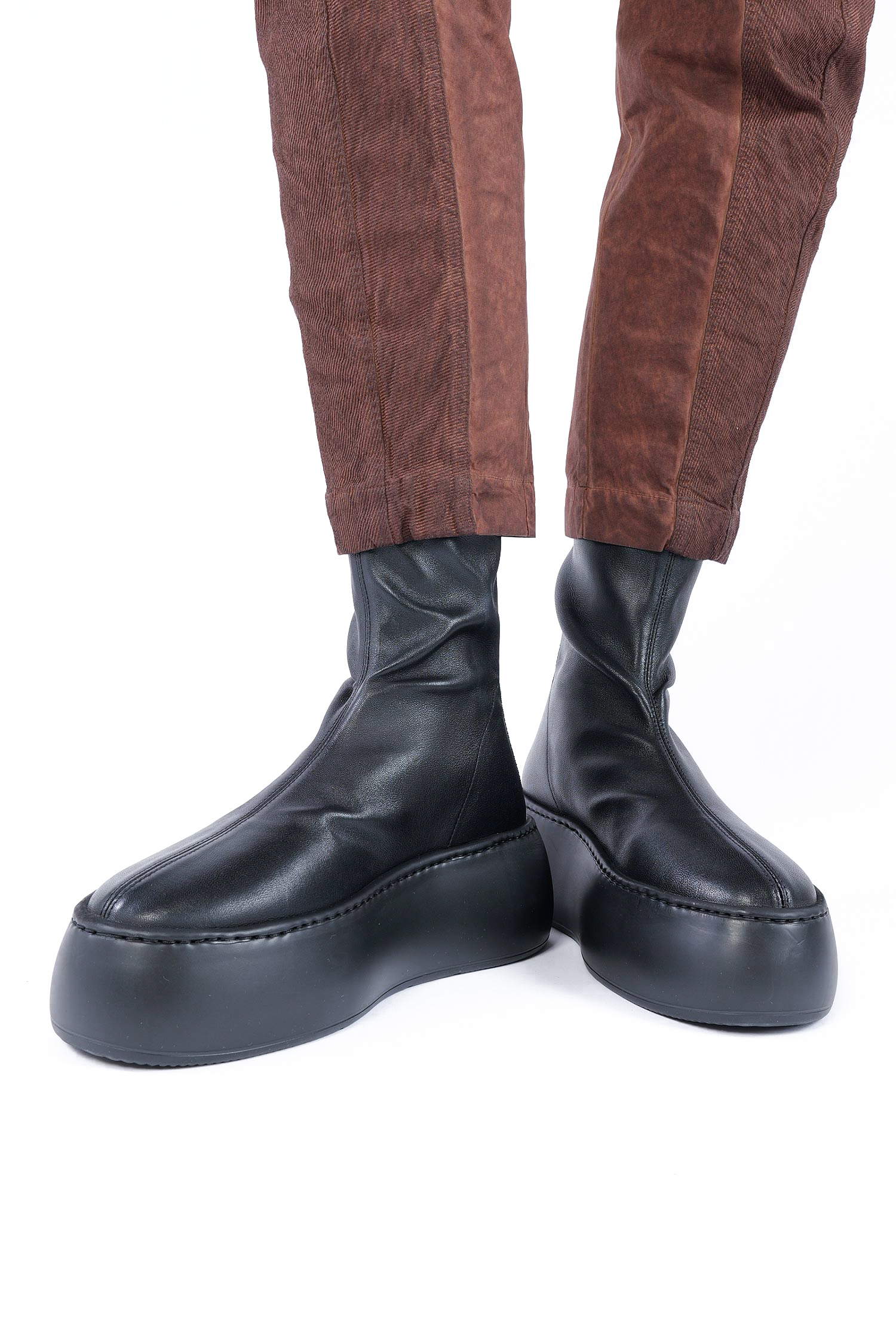 Plateau Boots - Schwarz - Vibe Stretch