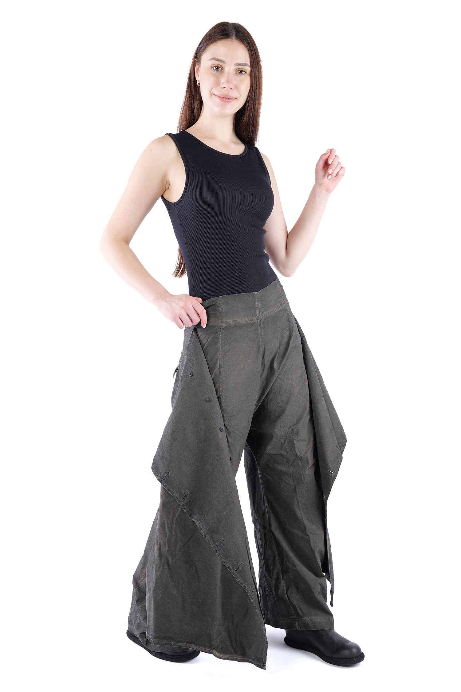 Ausgefallene Hose - Black cloud - 2262390127