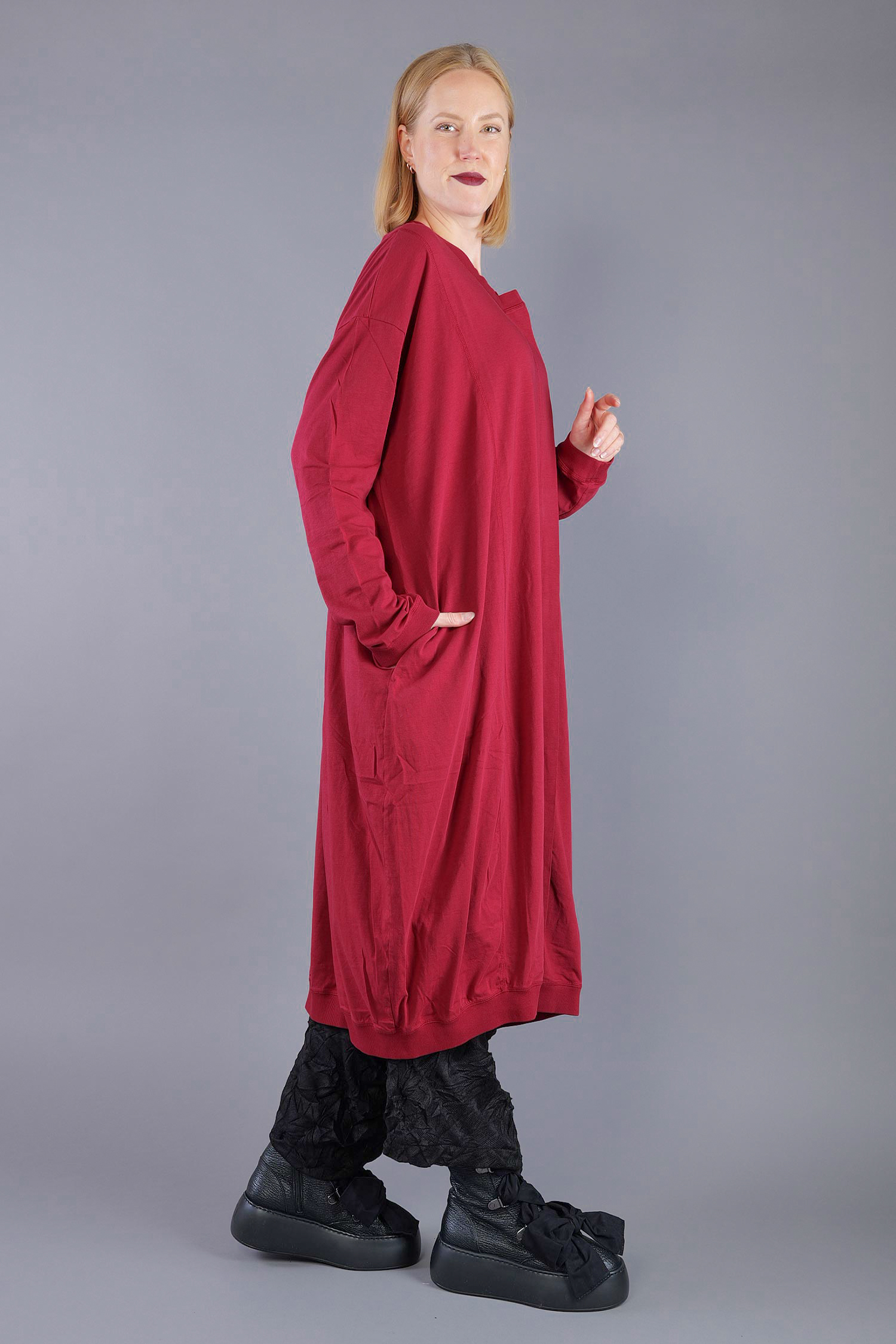 Jersey dress - Lava - 2263260907