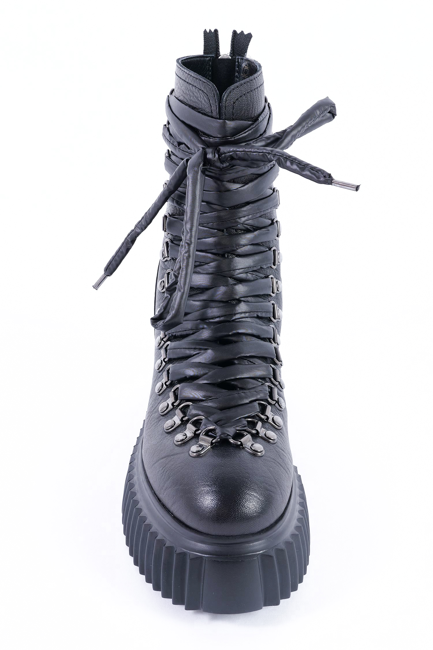 Schnür-Boots - Schwarz - Dromo
