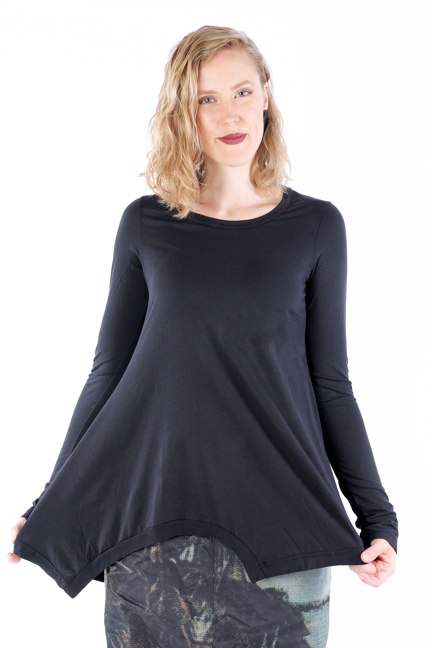 Jersey Longsleeve - Schwarz - 2253260501