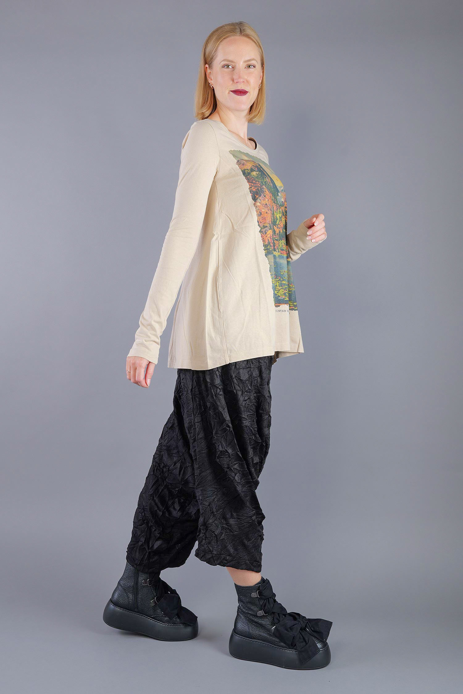 Longsleeve with print - Mountain print - 2263390502