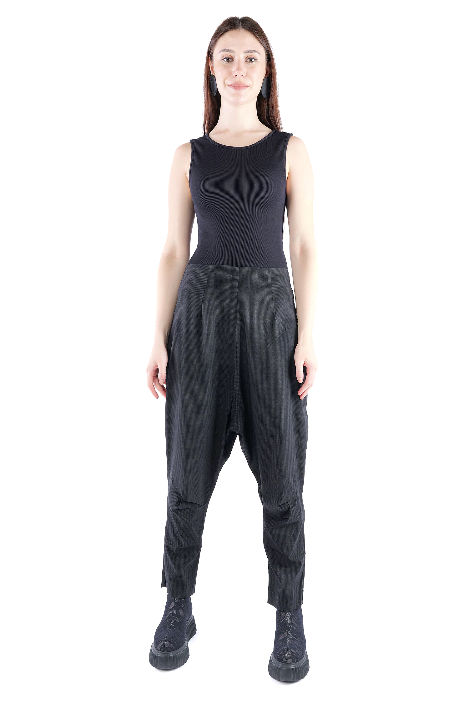 Stretchhose - Black print - 2263440101