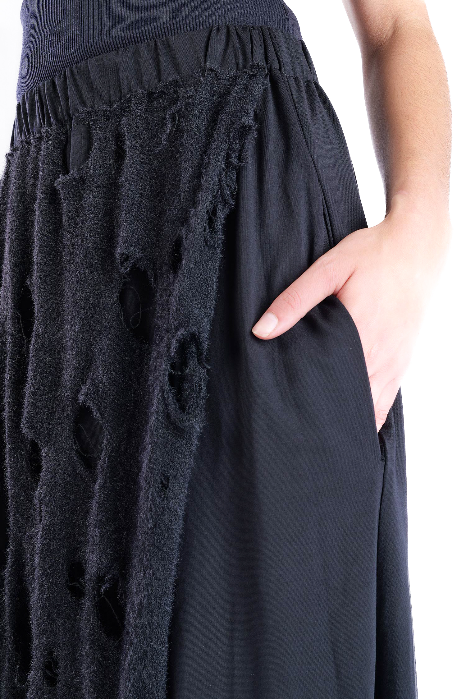 Weite Hose - Schwarz - M.Evangeline