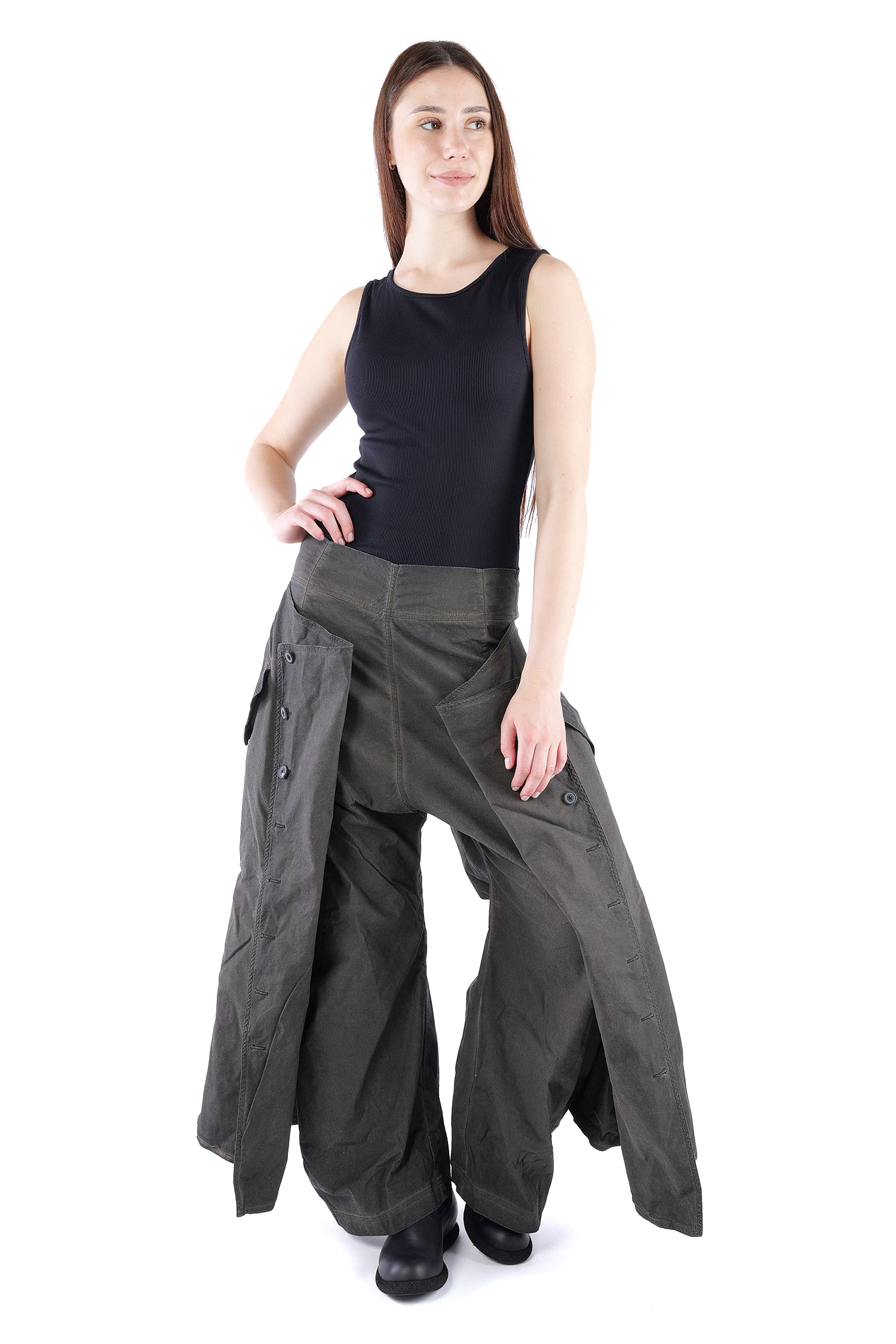 Ausgefallene Hose - Black cloud - 2262390127