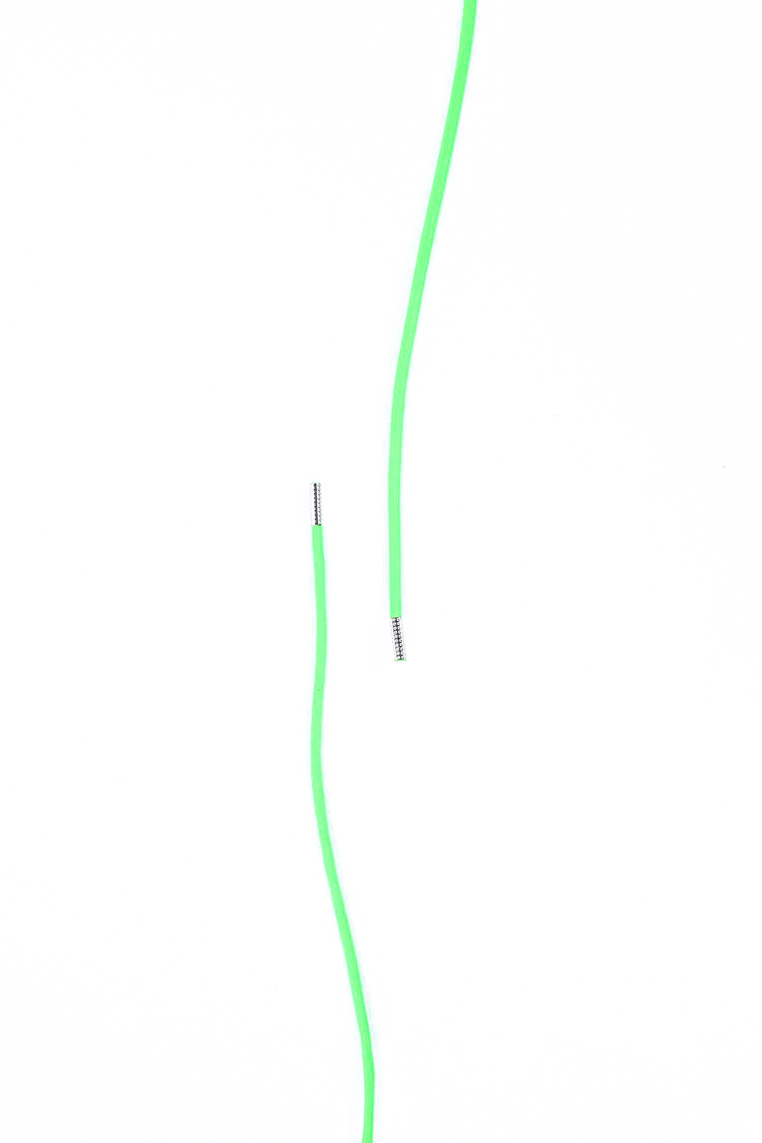 Elastische Schnürsenkel - 3mm - neongrün