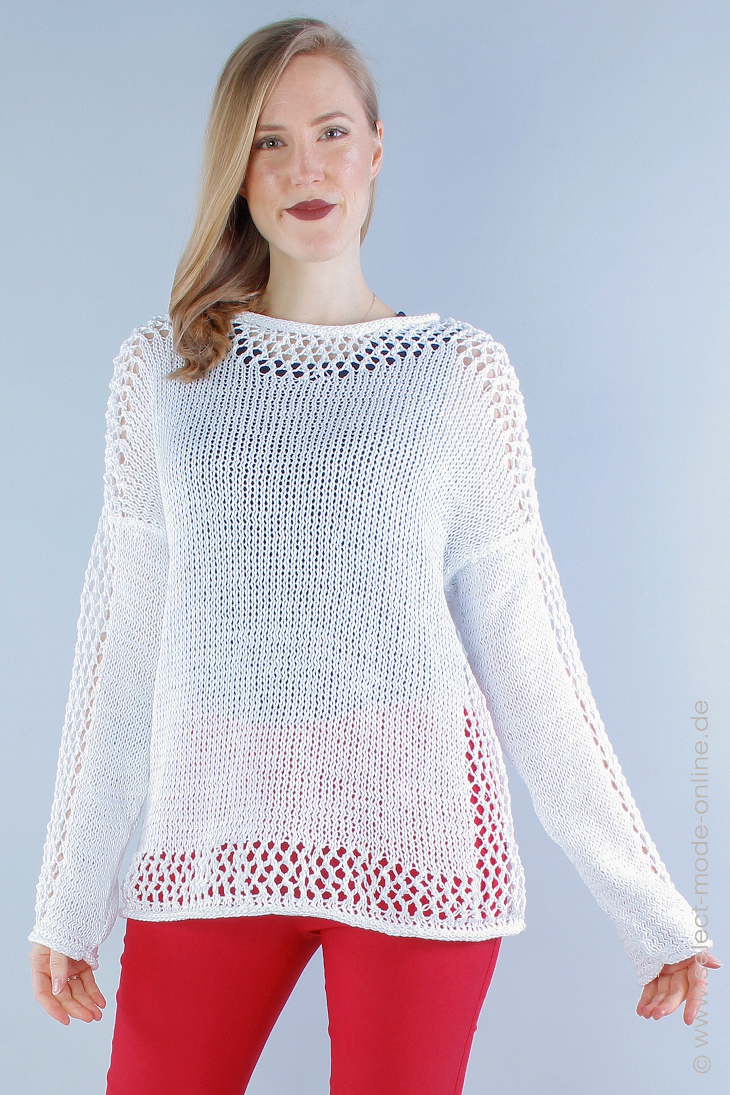 Knit pullover - white - 480 05 231
