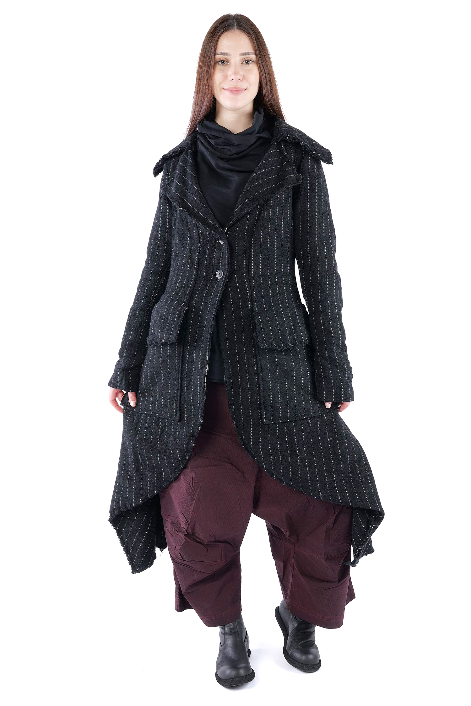 Woll-Gehrock - Black stripe - 2261151204