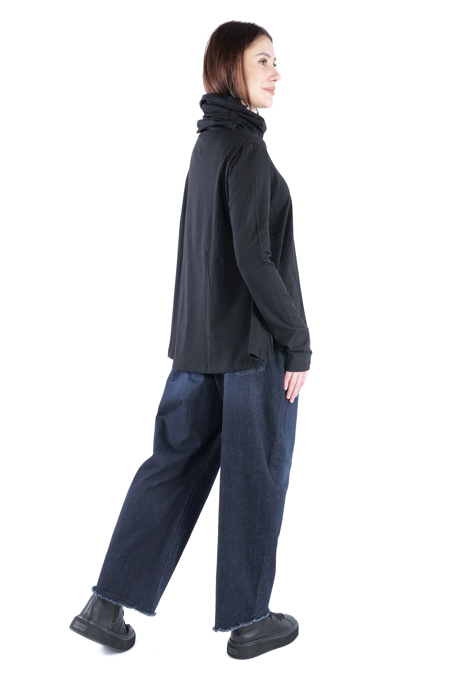 Wandelbarer Pullover - Schwarz - 5093
