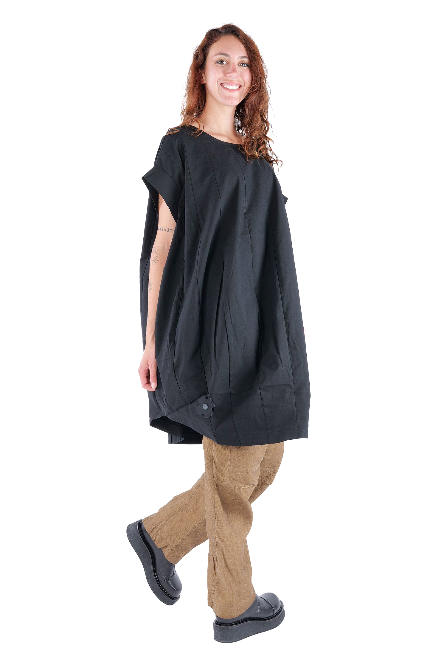 Oversize Tunika - Schwarz - 5052